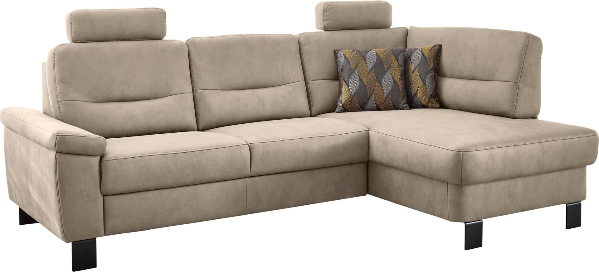 Ecksofa DIE PLANBAR PP-PF23172 Mandel Federkern-Polsterung
