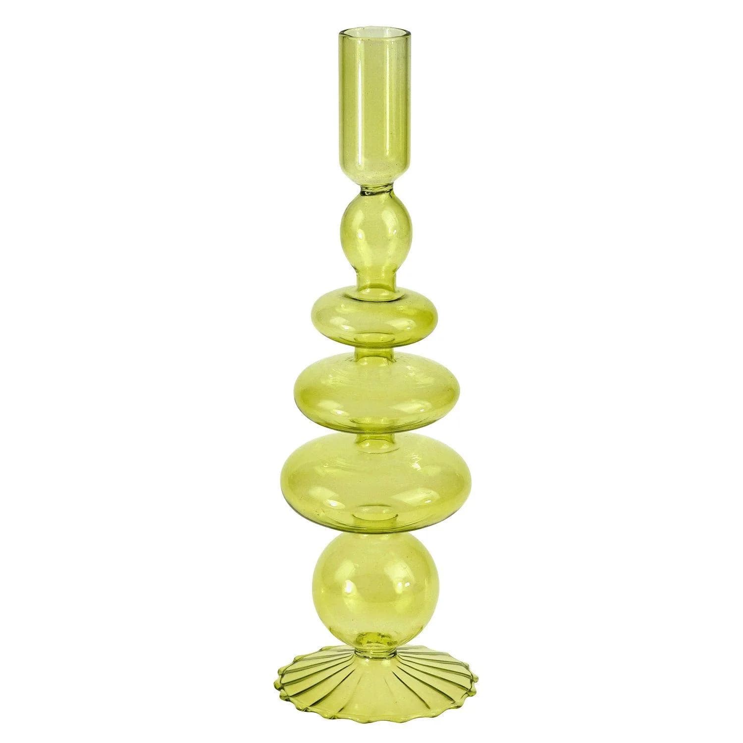 Kerzenhalter NORA Grün Glas