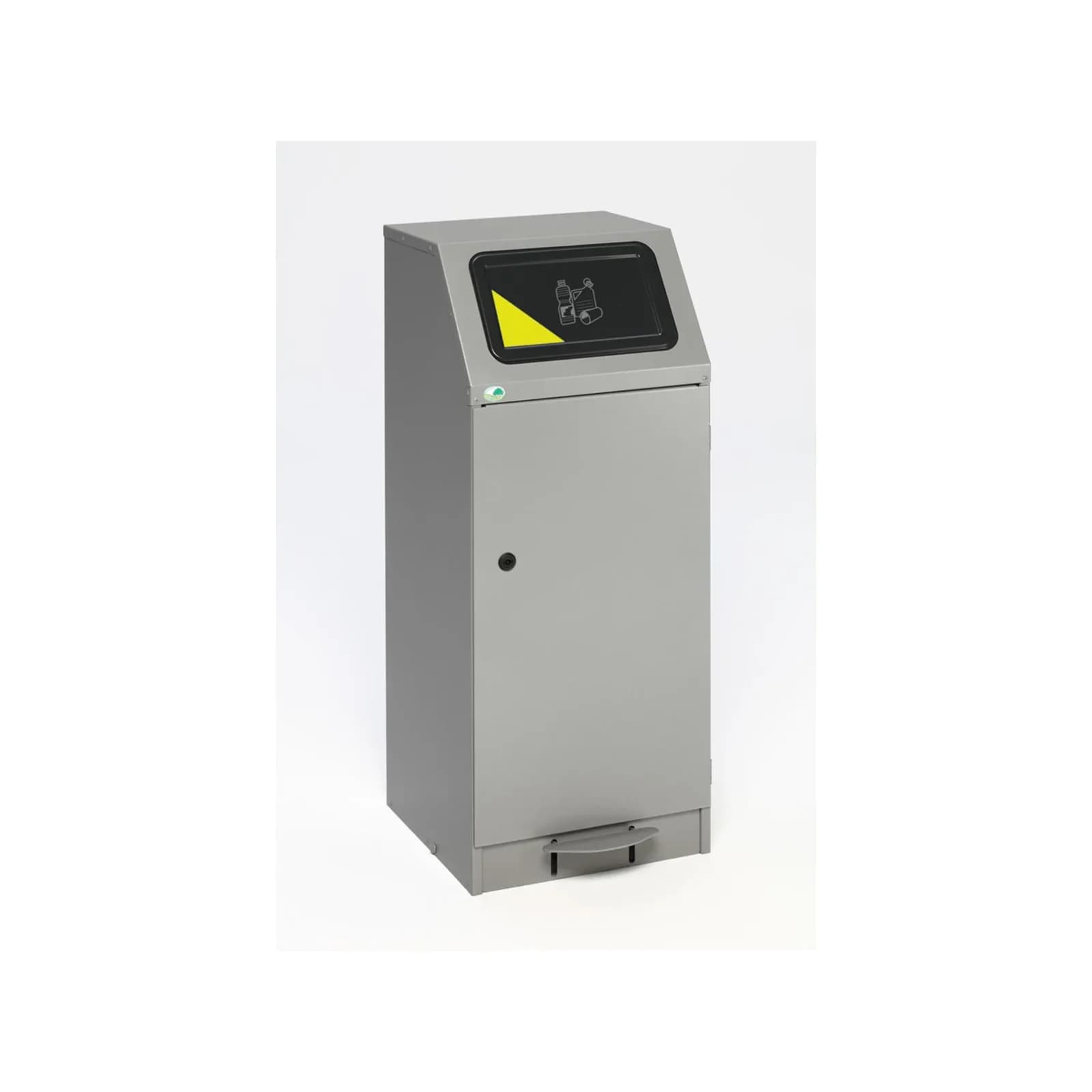VAR Wertstoffsammelgerät WSG 75 S mit Pedal, 75 Liter, Metall