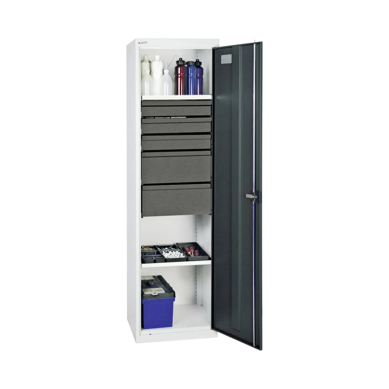 Stumpf Werkzeug- und Materialschrank 3000, 5 Schubladen, 2 Wannen