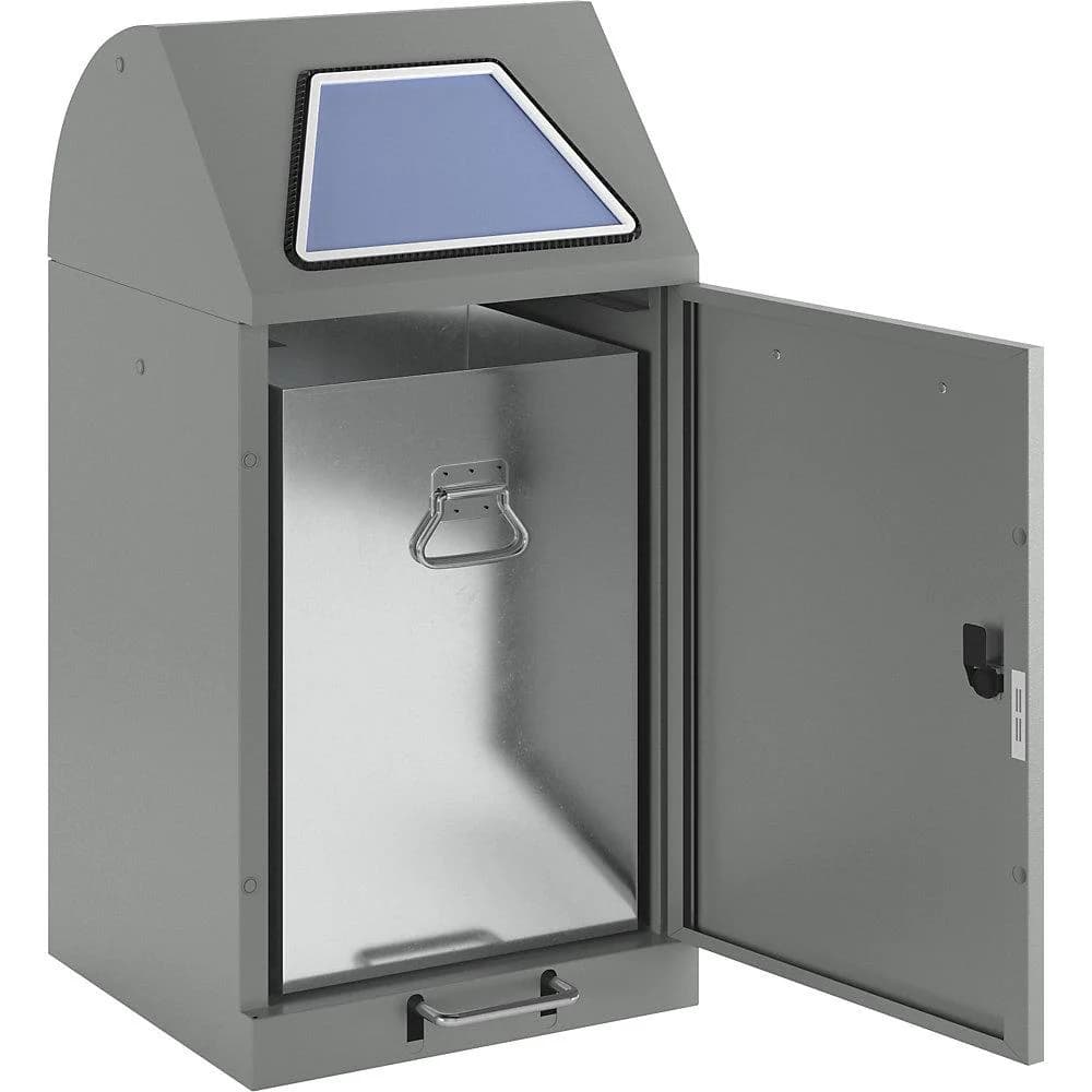 Stumpf Sortsystem Modul-Vario 45 graualu-struktur Innenbehälter 45 Liter Trethebel