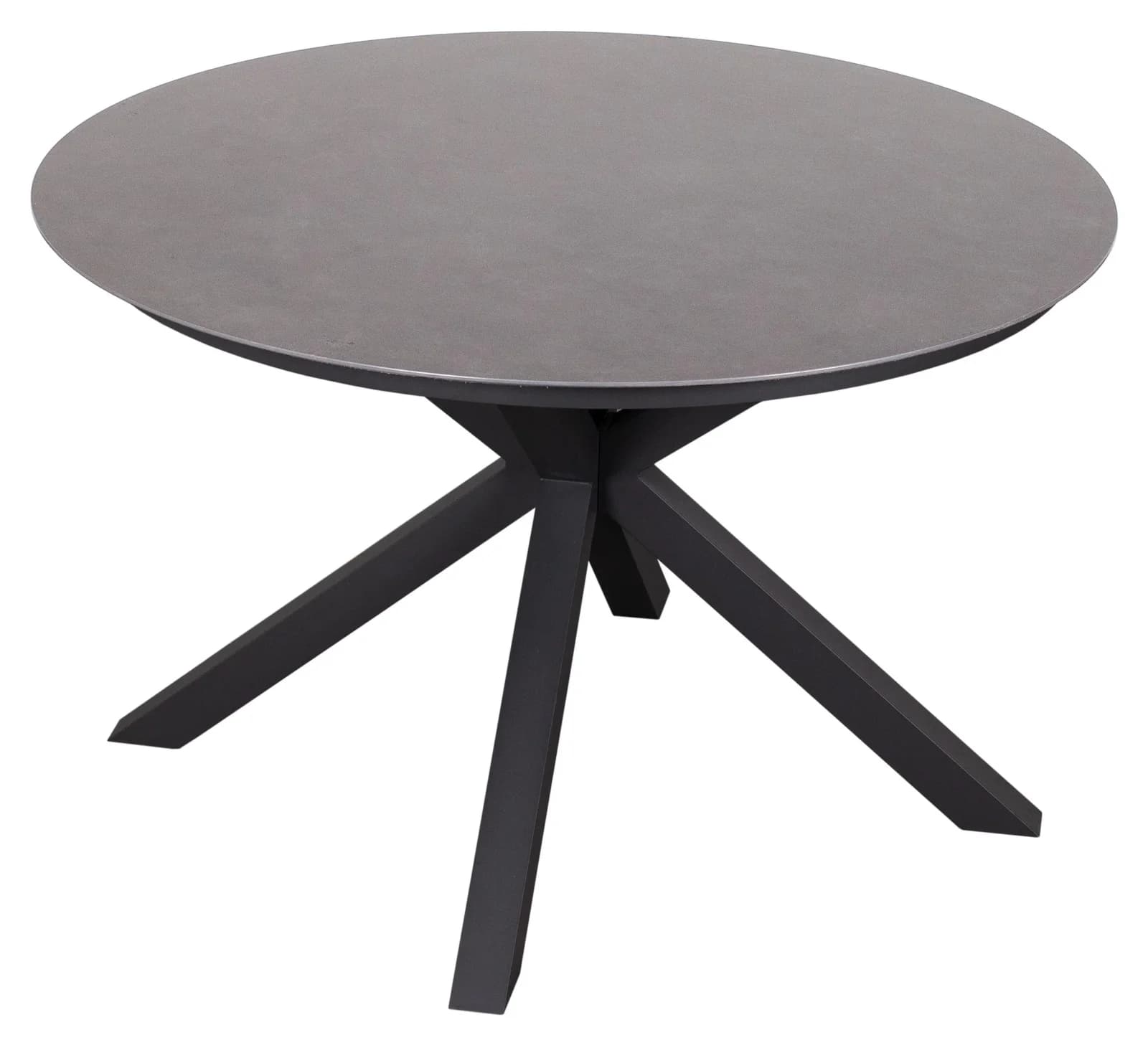 DeVries Tisch Anthrazit Modernes X-Beingestell