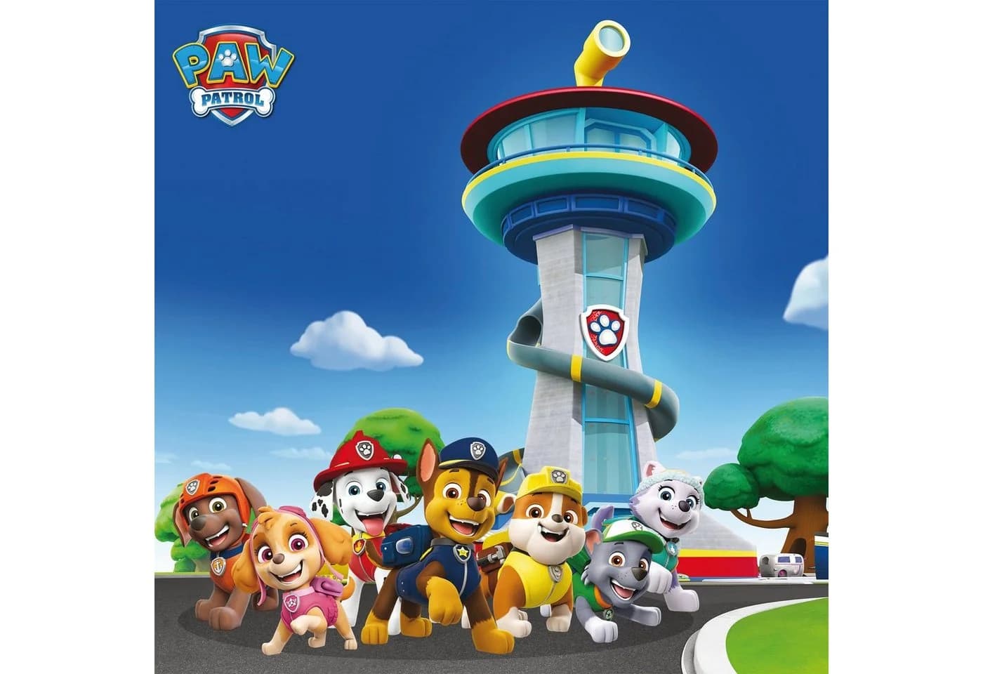 Bönninghoff Leinwandbild Paw Patrol Bunt Quadratisch 35x35 cm