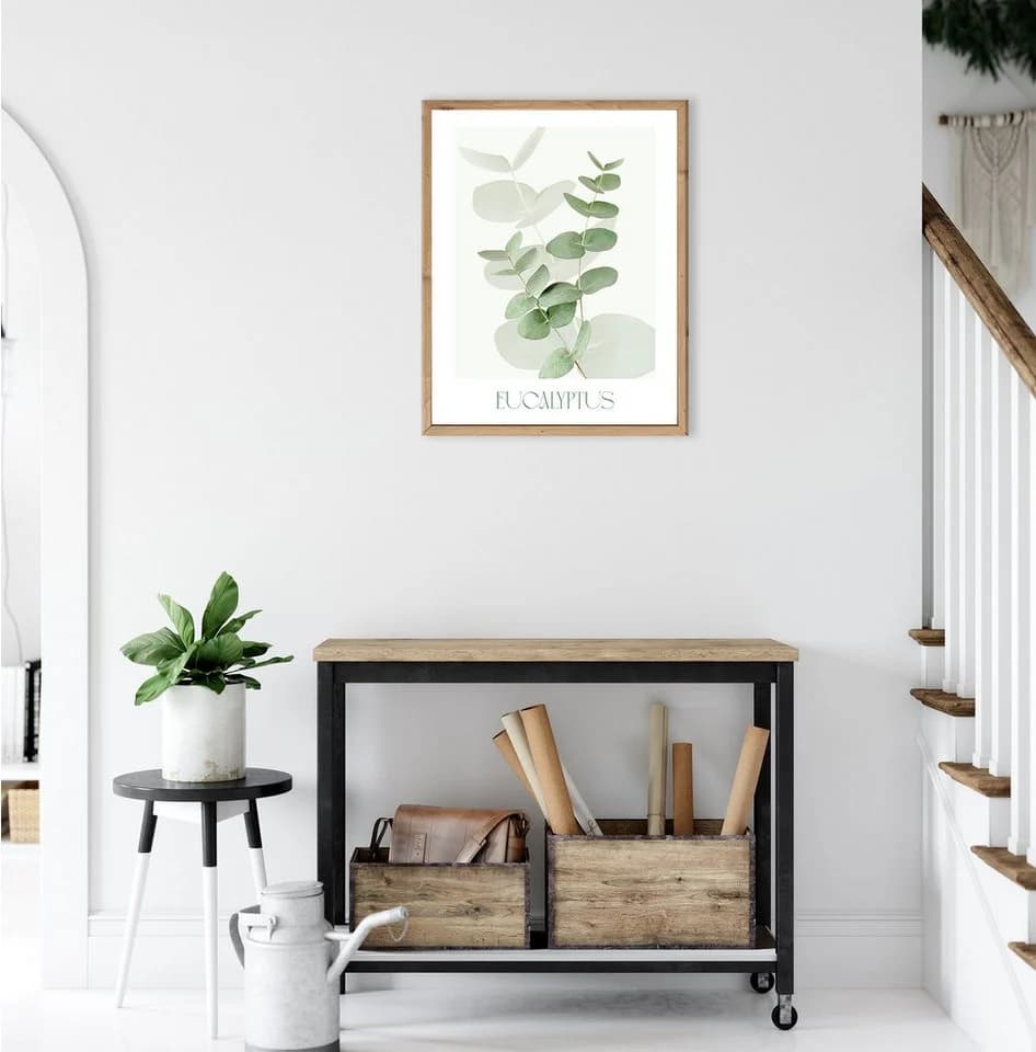 Bönninghoff Wandbild Eukalyptus 40x50 cm Grün Skandi