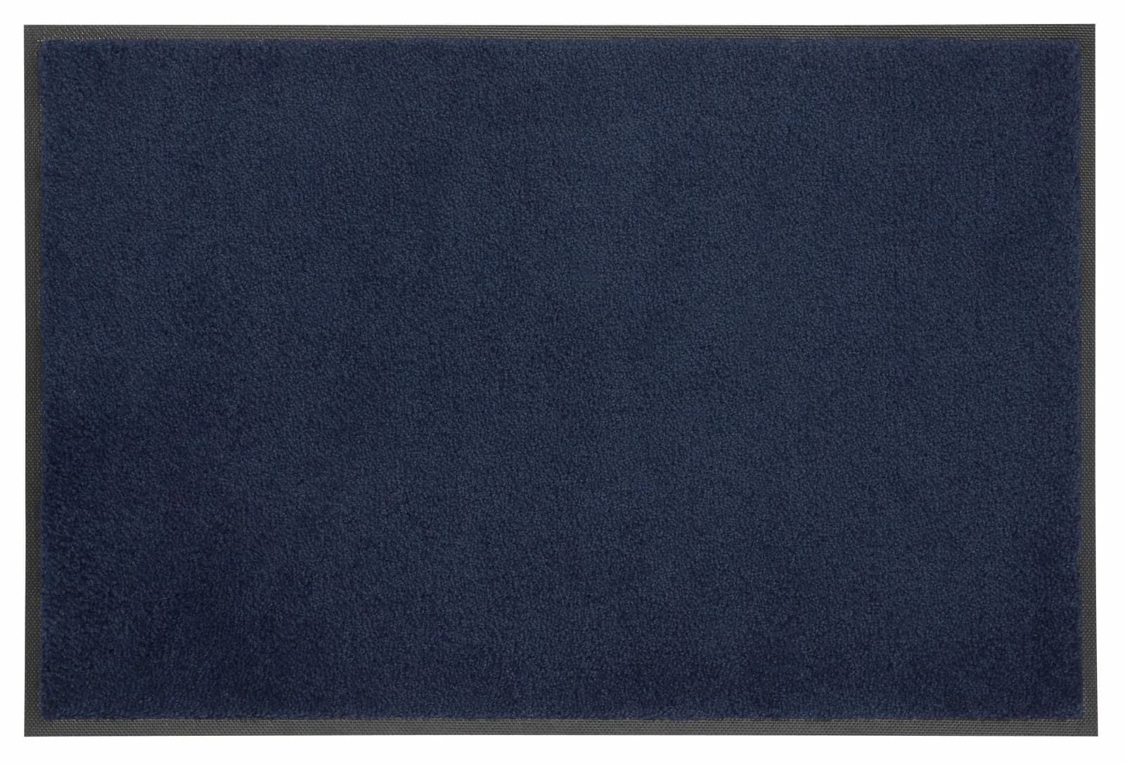 wash+dry by Kleen-Tex Fußmatte Original Uni Blau Rutschhemmend
