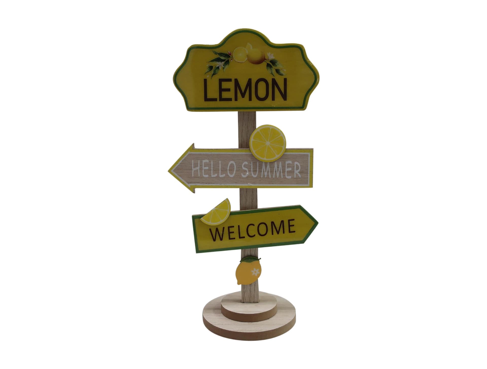 COR MULDER Aufsteller LEMON Gelb Holz