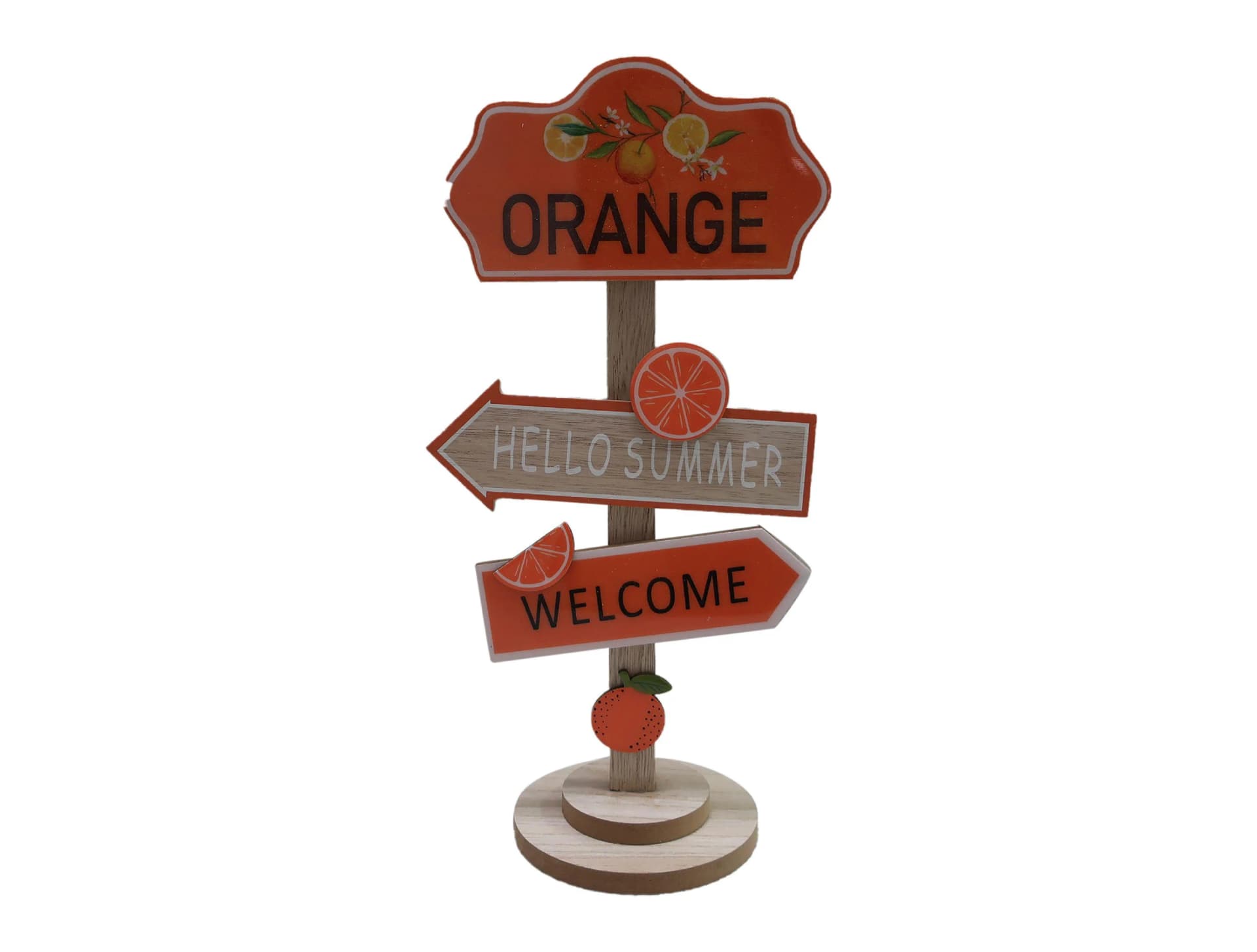 COR MULDER Aufsteller ORANGE Holz