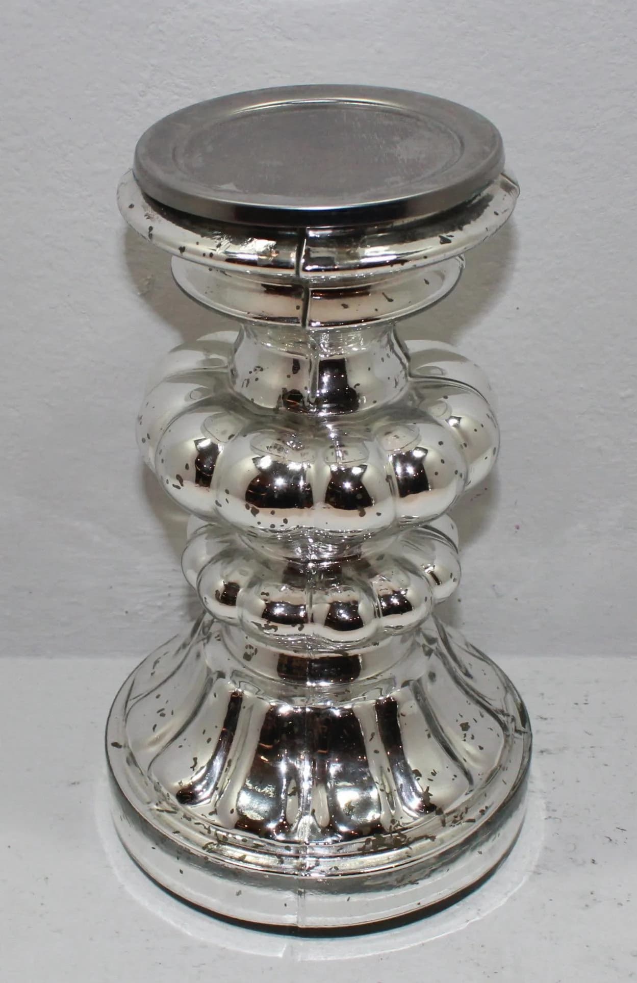 Kerzenhalter COR MULDER Silberfarben Glas