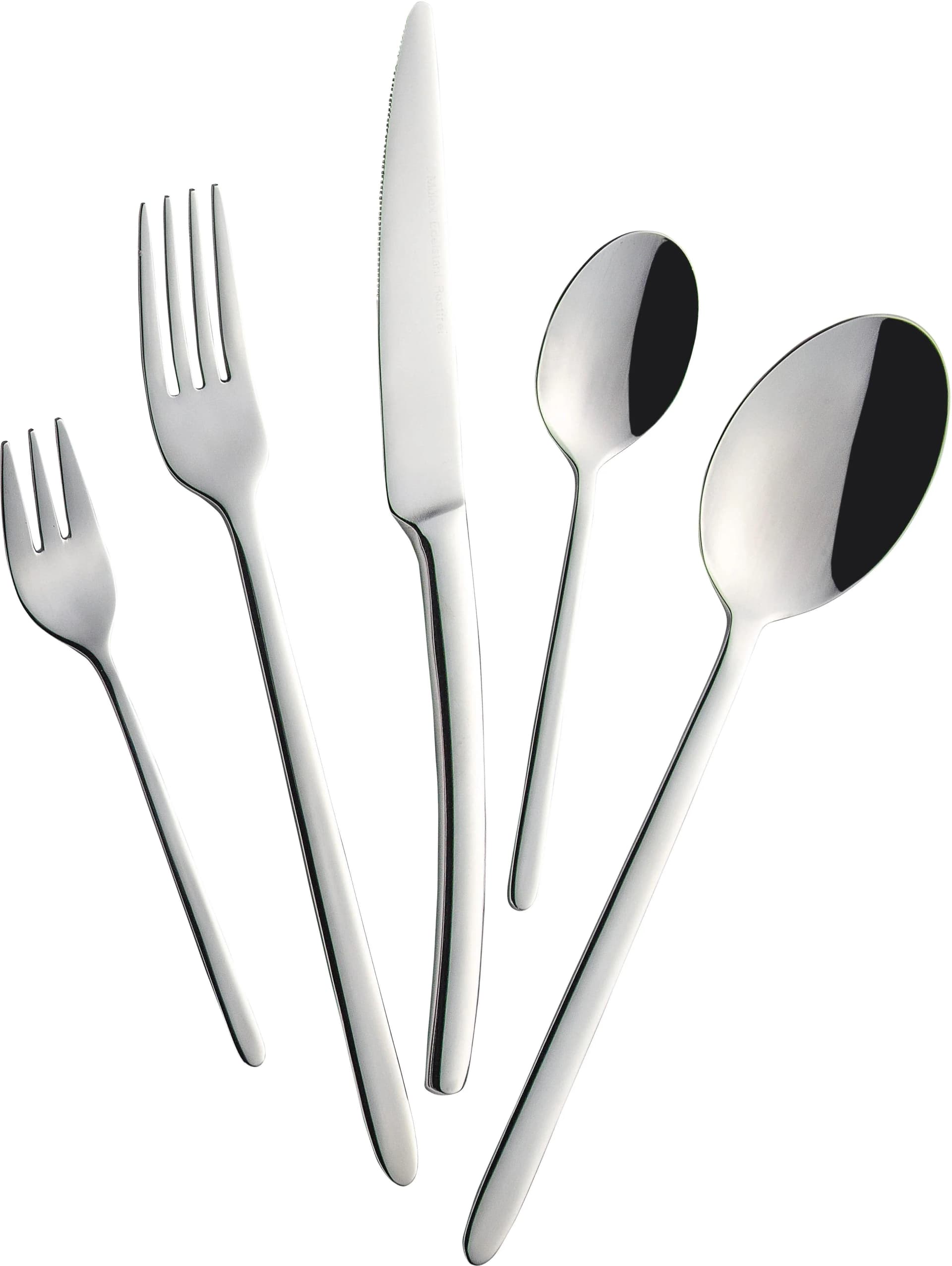 Besteck-Set MULEX Pasadena Silber Edelstahl 18/0 30 Stk. Hochglanzpoliert