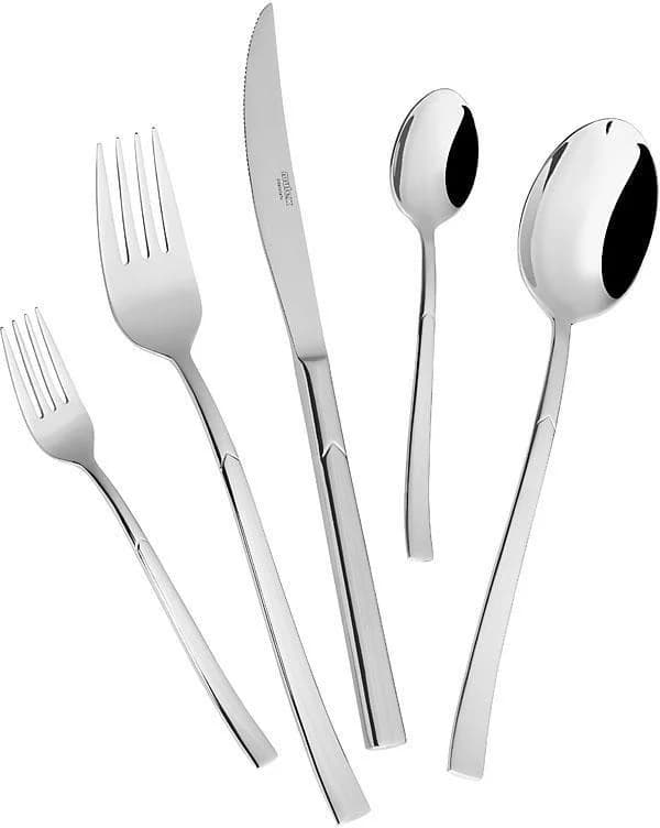 MULEX Besteck-Set Morena 30-tlg. silber Edelstahl hochglanzpoliert