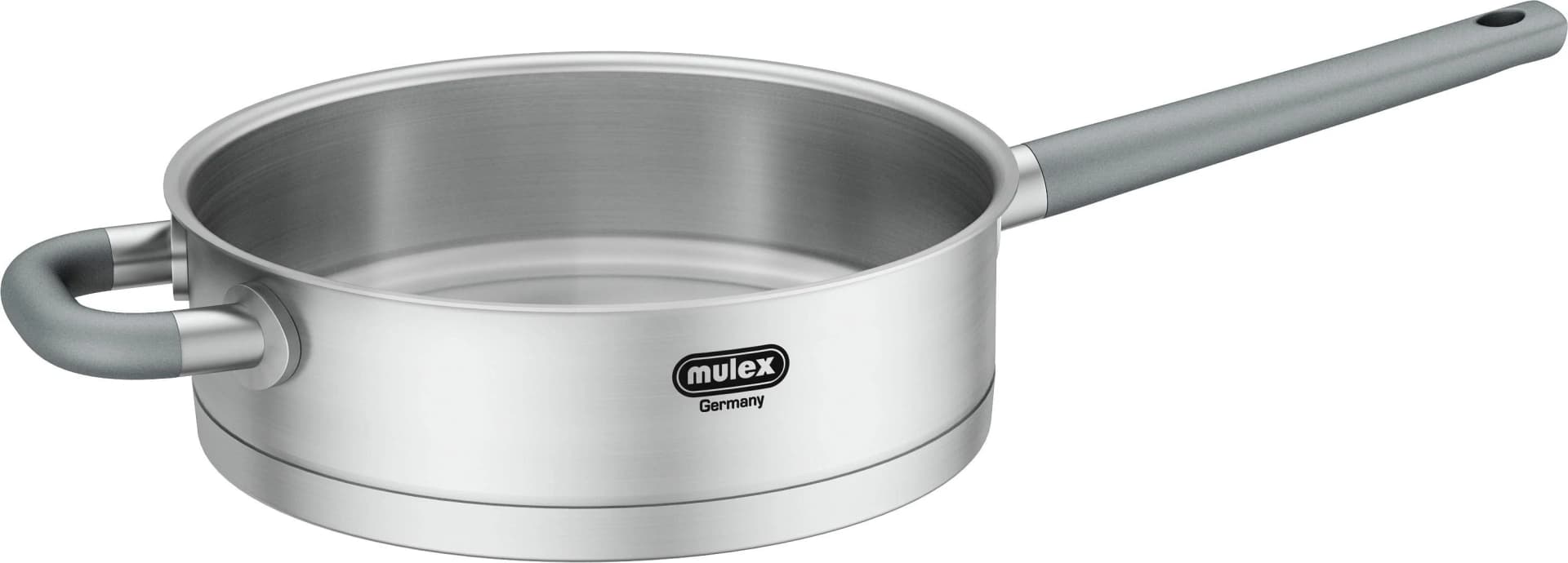 Edelstahl Bratpfanne 24 cm, klassisch und elegant