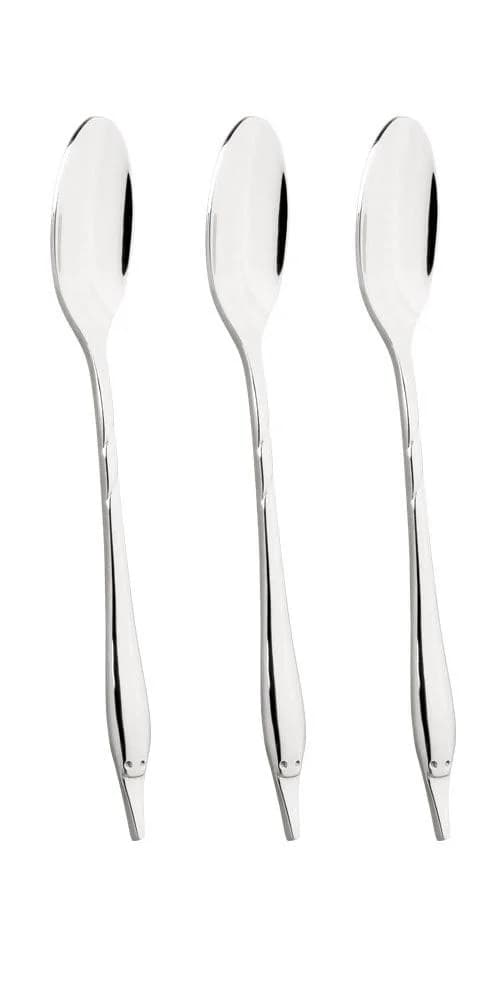 Mulex Mini-Löffel Set Hochglanzpoliert Silber Edelstahl