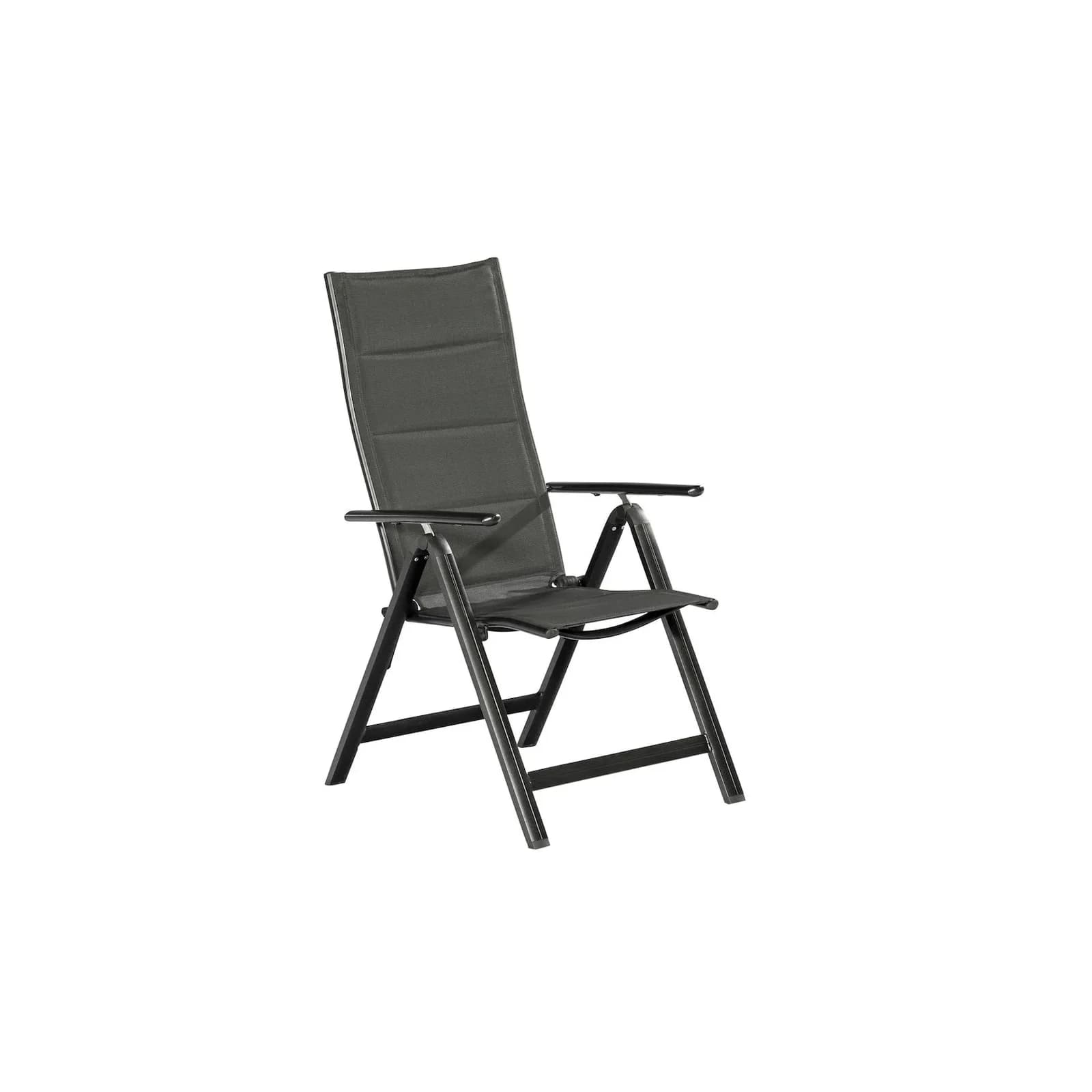 Gardenson Gartenklappsessel Taviano Graphit Aluminium Textil
