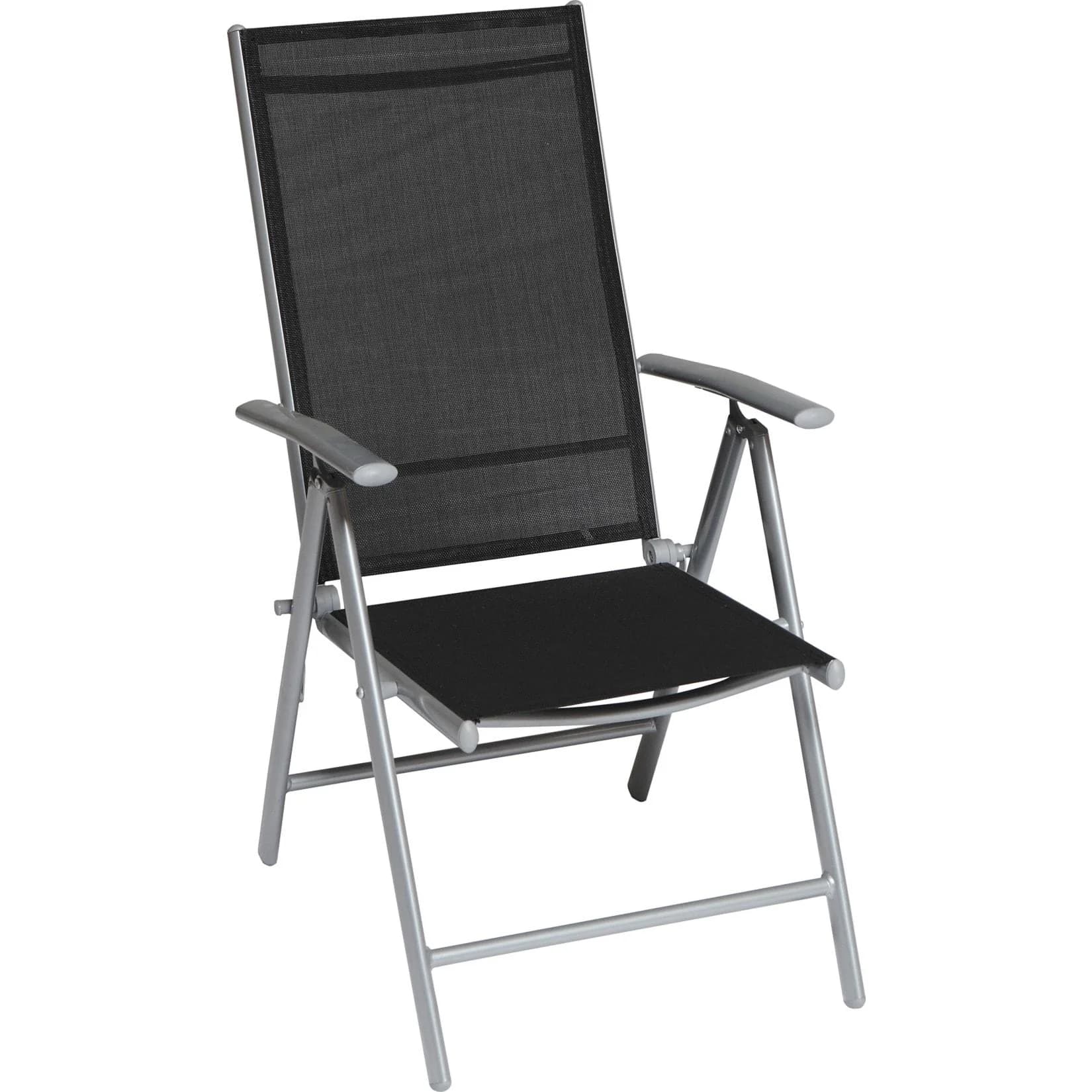 Merxx Alu Klappsessel Amalfi Schwarz