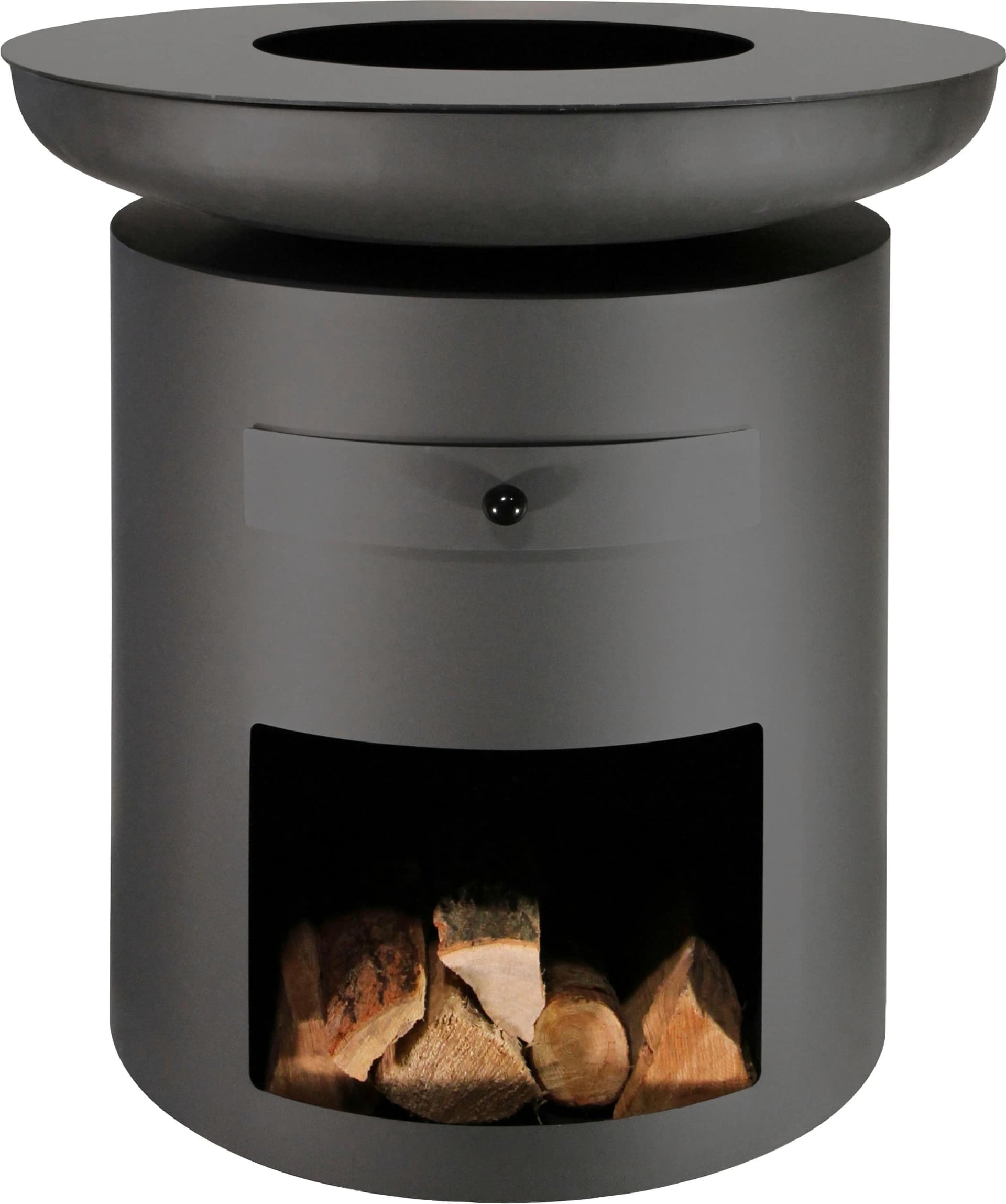 Holzkohlegrill BUSCHBECK Grillsäule Sioux Schwarz