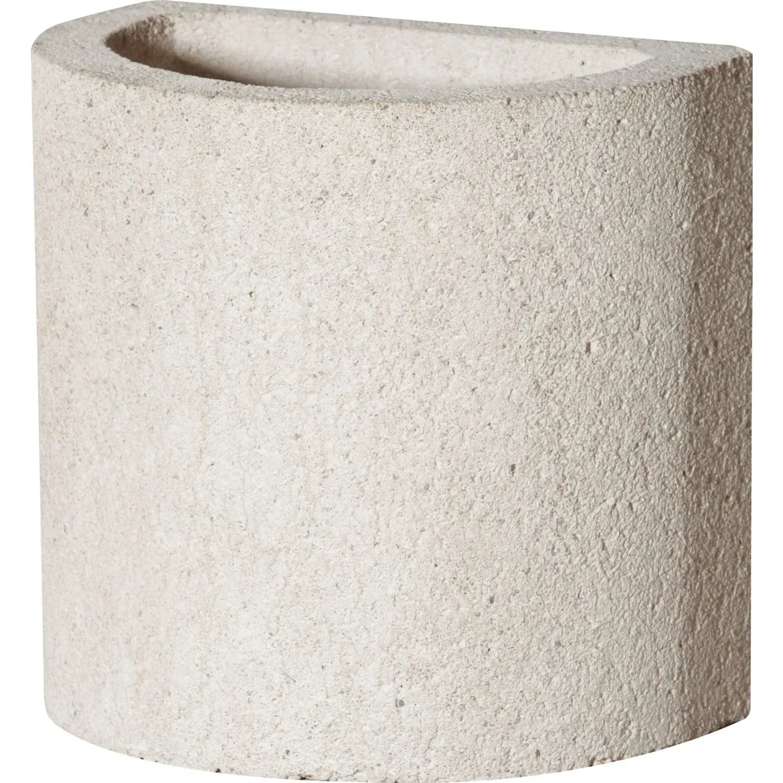 Buschbeck Kaminverlängerung Rondo Weiß Beton