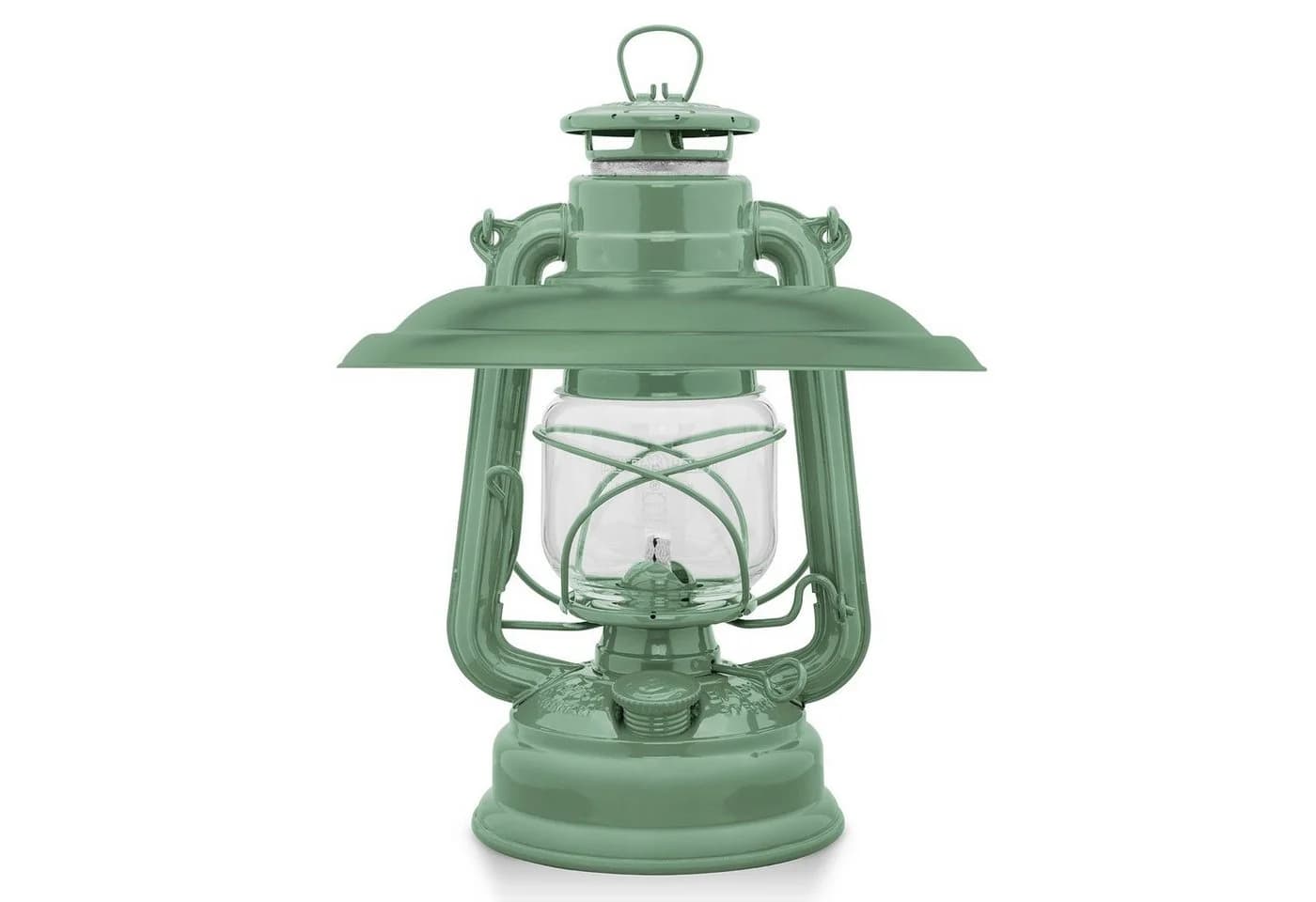 Feuerhand Sturmlaterne 276 Sage Green inkl. Reflektorschirm