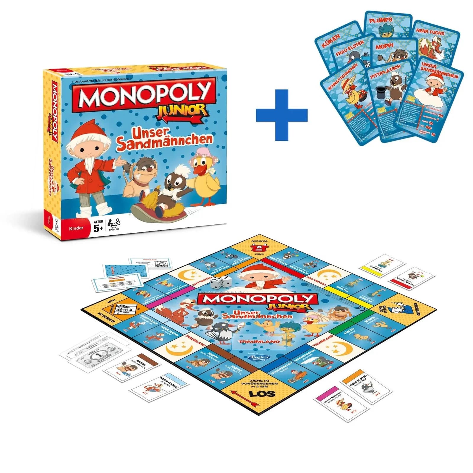 Winning Moves Monopoly Junior Unser Sandmännchen Brettspiel