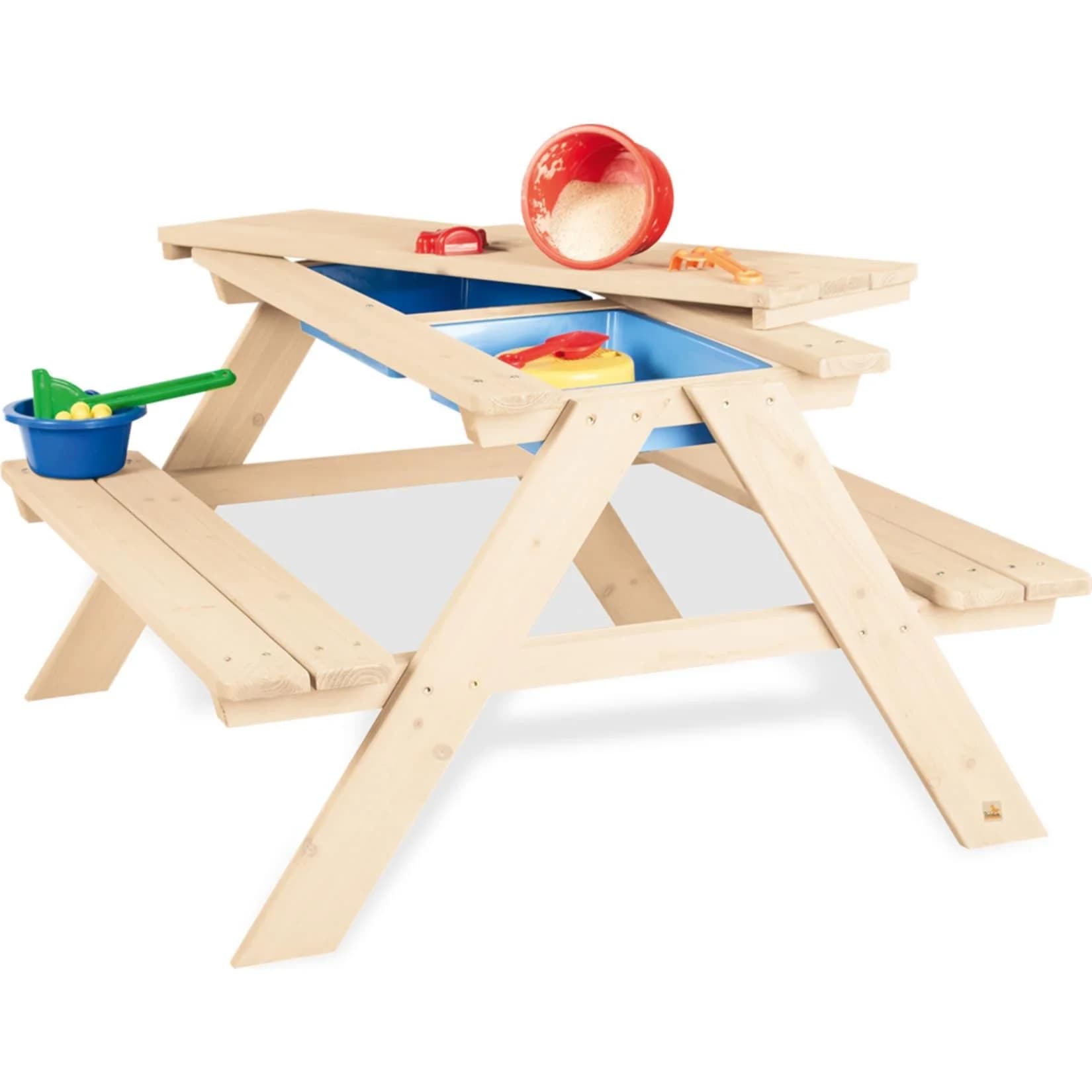 Pinolino Kindersitzgarnitur 'Matsch-Nicki für 4' Natur