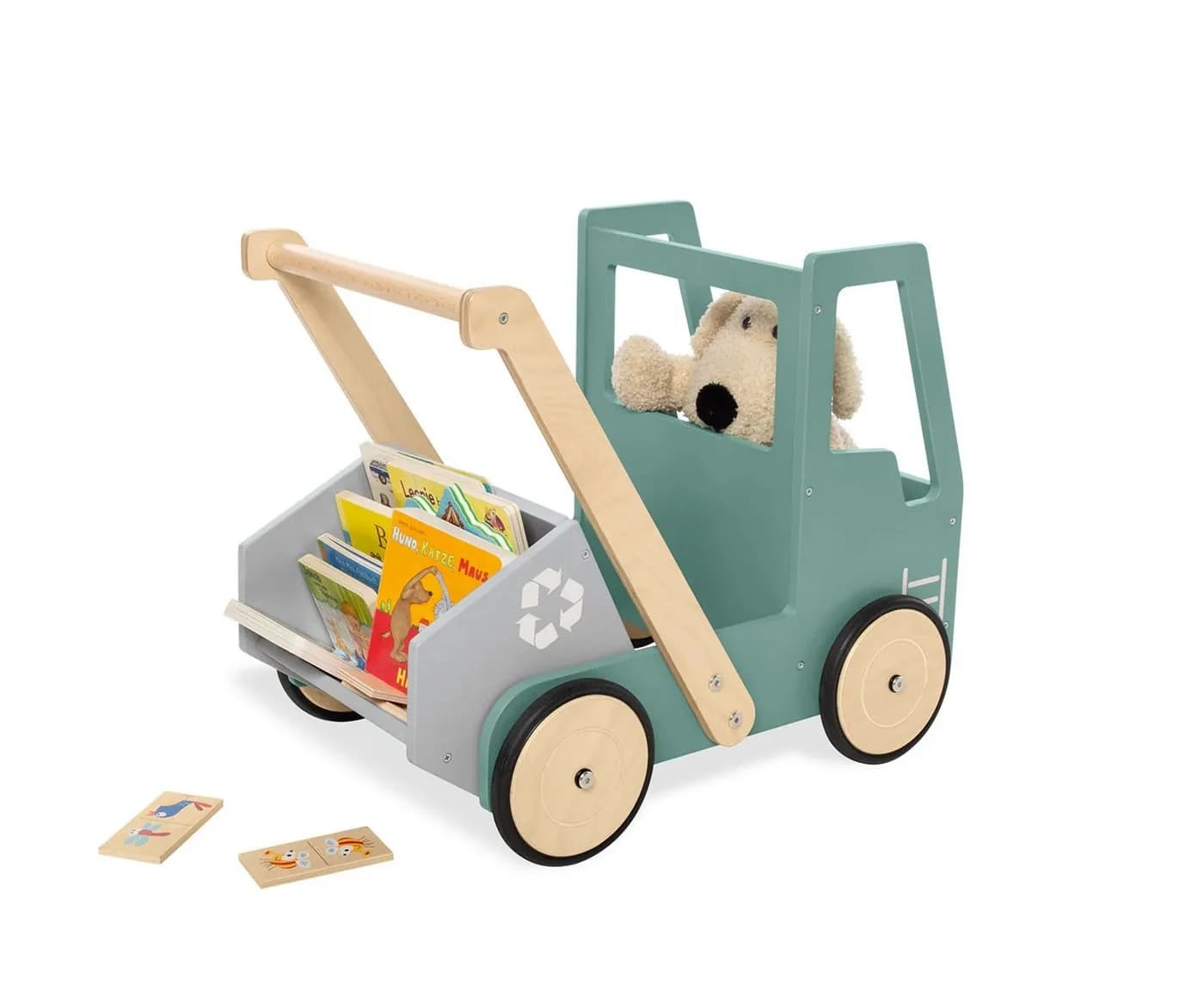 Pinolino Lauflernwagen Kipplaster Fred Bunt mit Bremssystem