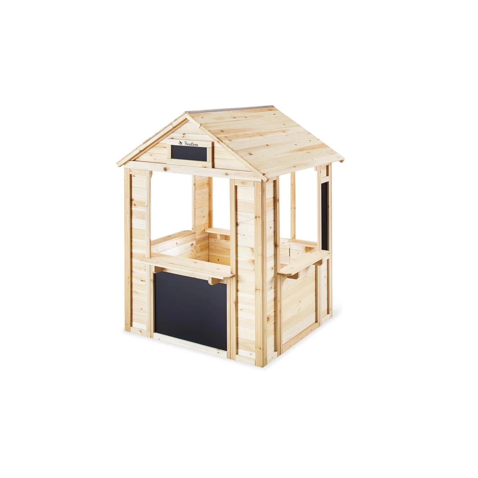 PINOLINO Spielhaus Knut Natur massiv Holz