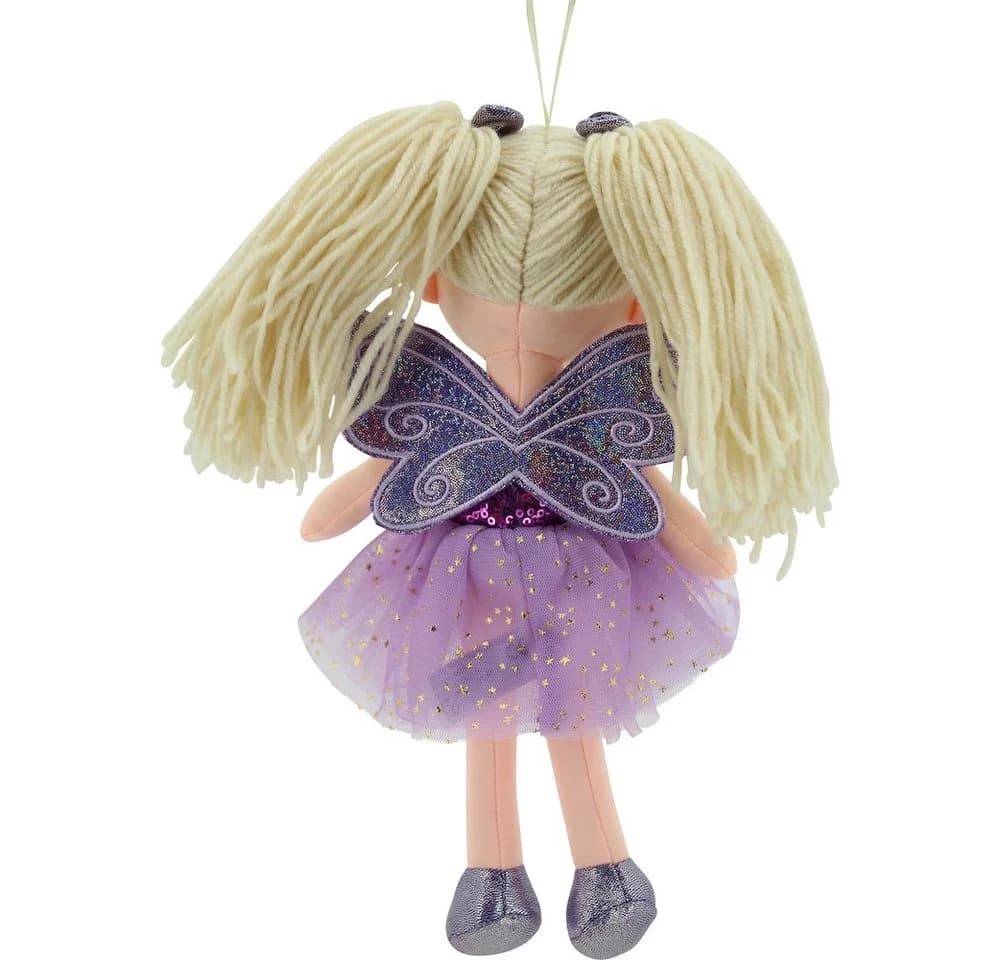 Sweety-Toys Stoffpuppe Fee Prinzessin Lila 30 cm
