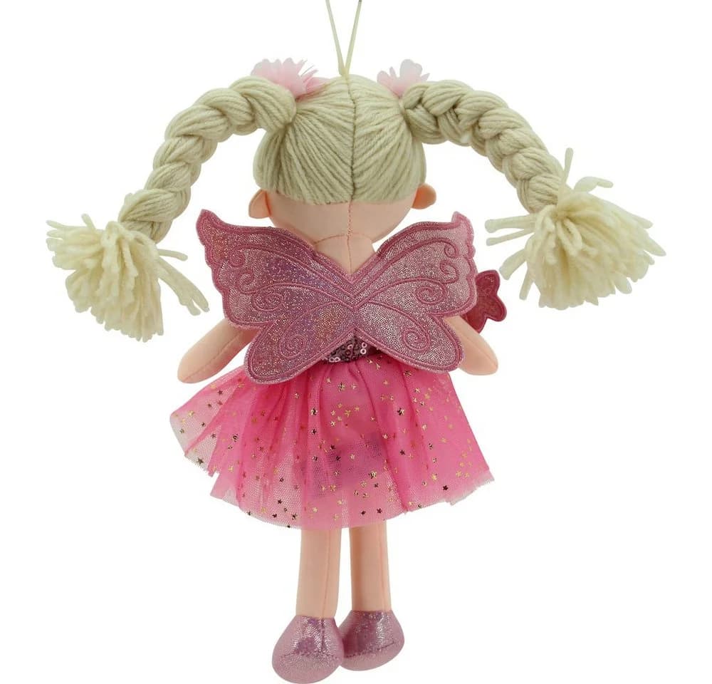Sweety-Toys Stoffpuppe Fee Prinzessin 30 cm pink