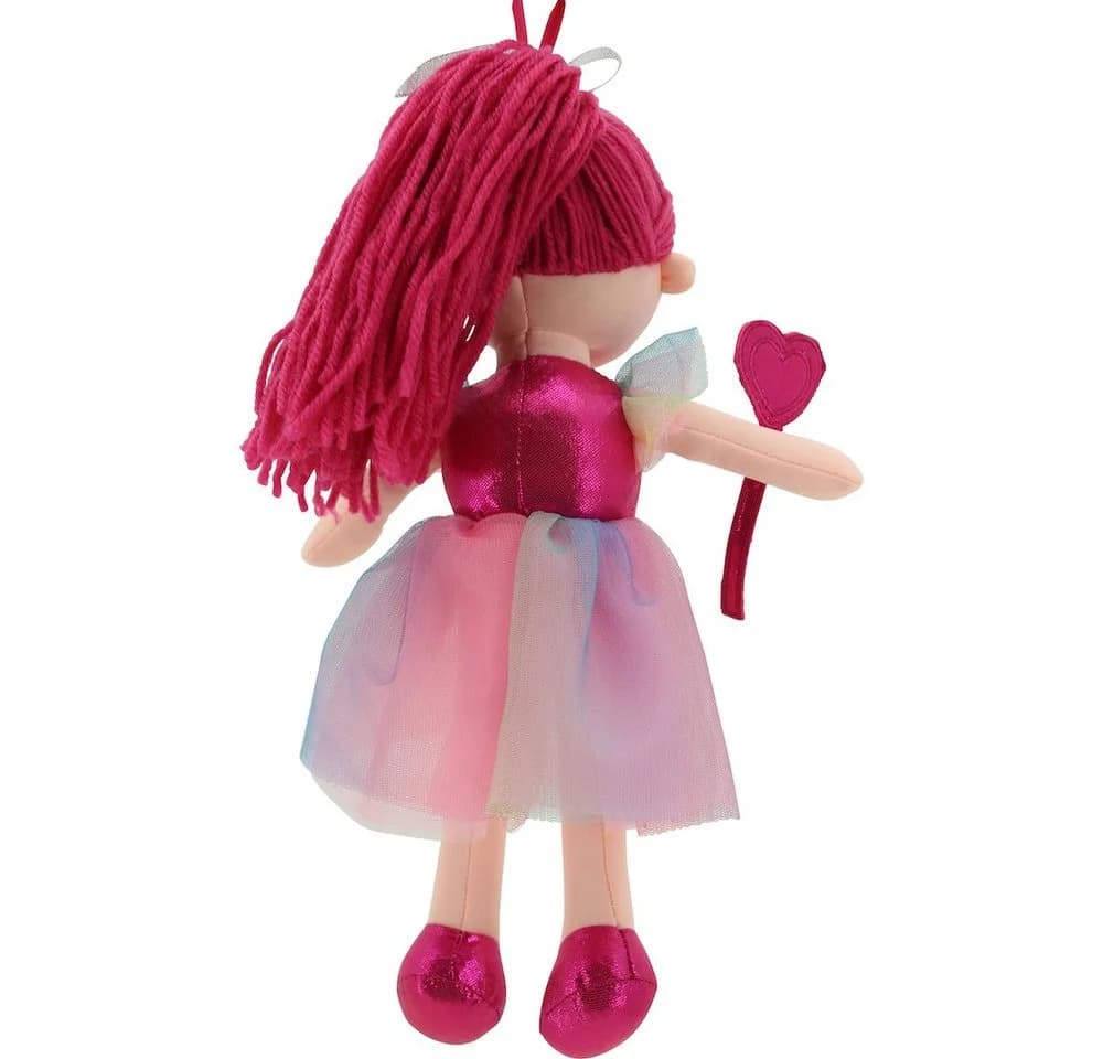 Sweety-Toys Stoffpuppe Ballerina Prinzessin 30 cm rosa