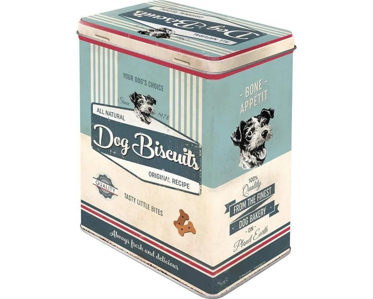 Nostalgic-Art Vorratsdose Kaffeedose Blechdose - Dog Biscuits Retro