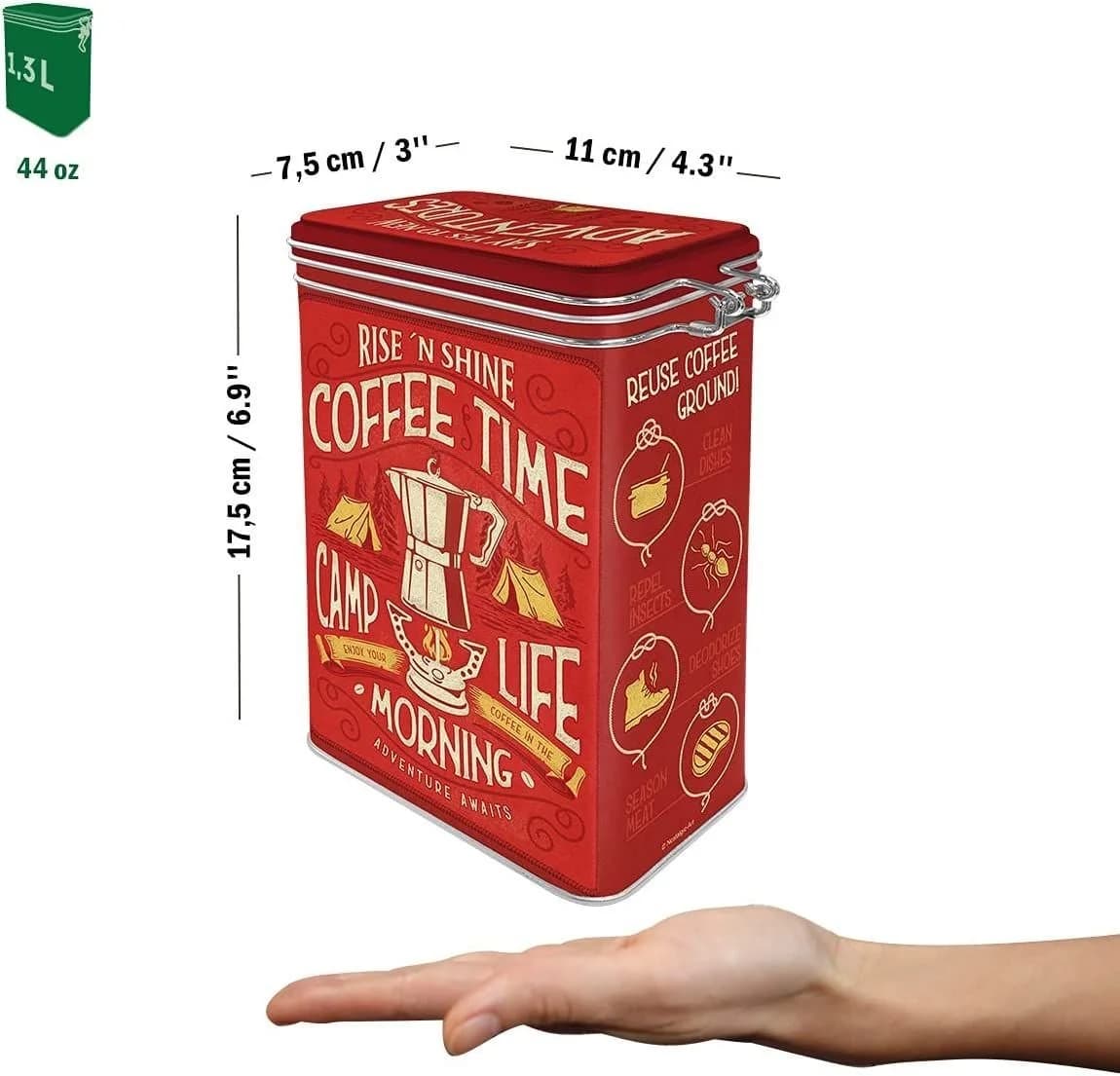 Nostalgic-Art Kaffeedose Aromadose Retro-Design 1,3l Metall