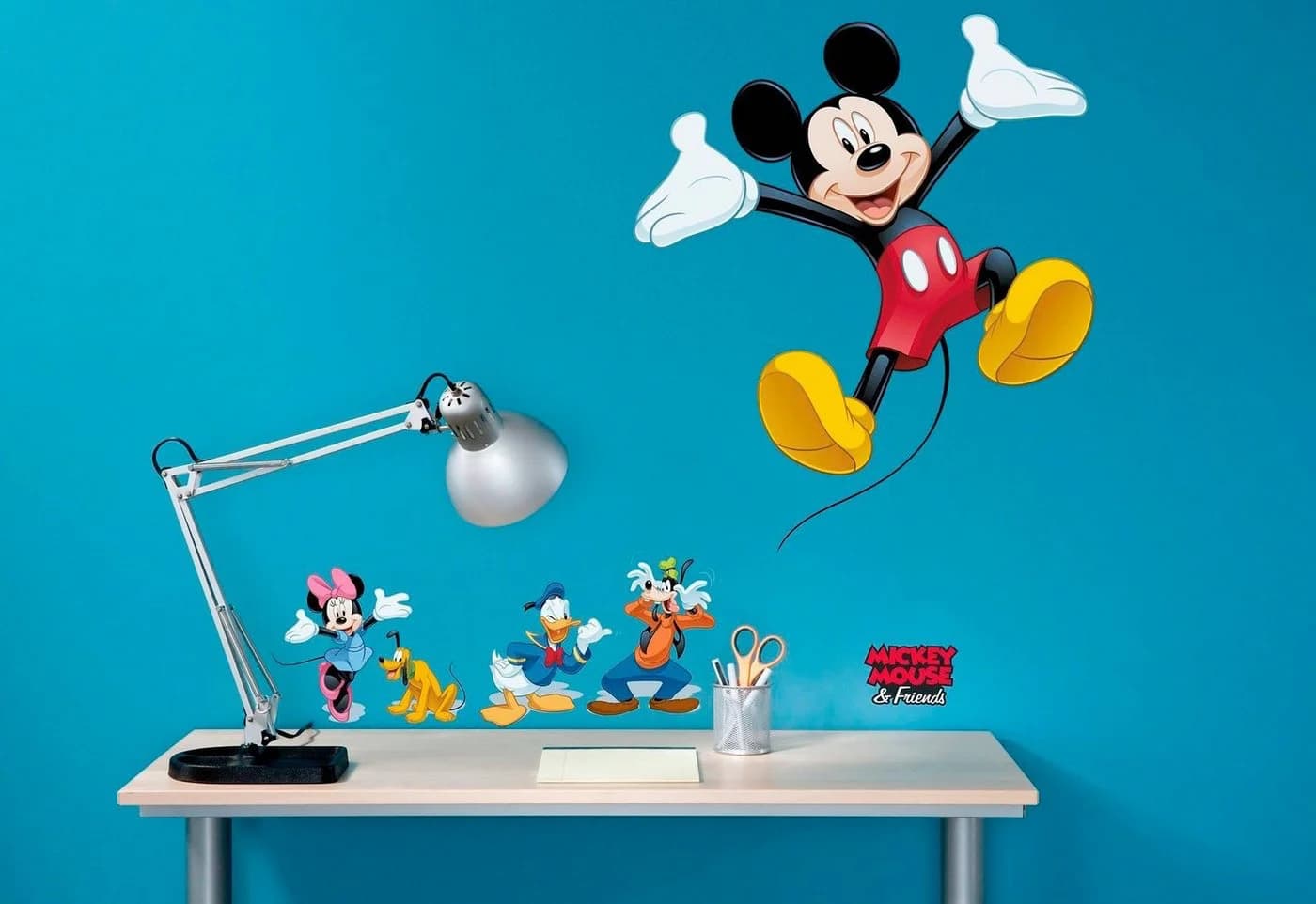 Komar Wandtattoo Mickey and Friends Bunt Selbstklebend
