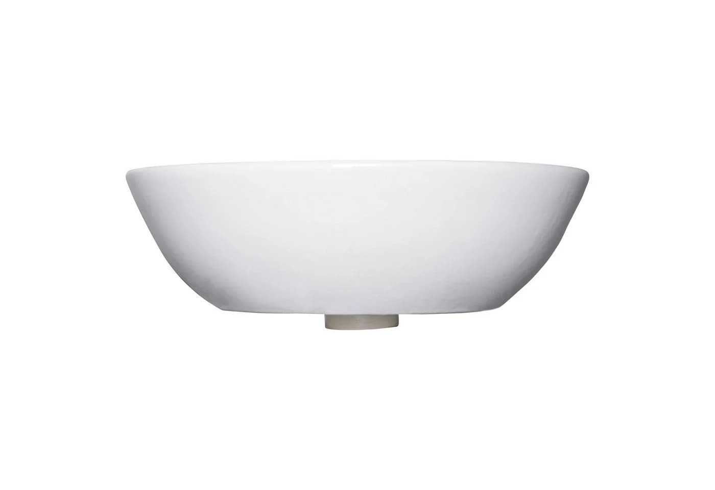 SCHÖNER WOHNEN Aufsatzwaschbecken SATI oval Keramik Weiß