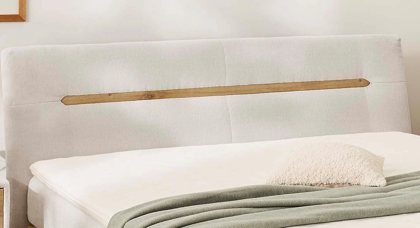 Jockenhöfer Boxspringbett Hetty Beige 180x200 cm mit 7-Zonen-Matratze