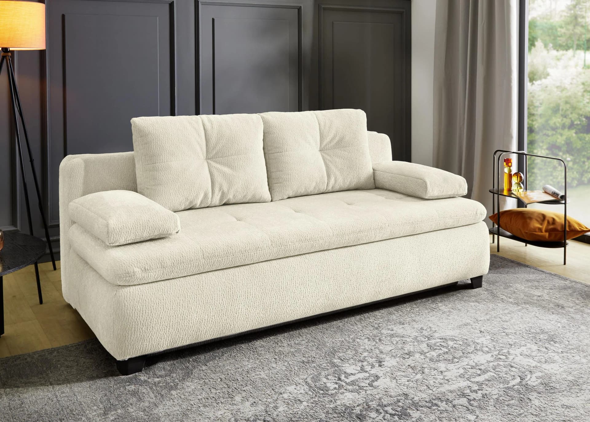 Schlafsofa Balu Dauerschläfer 140kg Belastbarkeit Beige Jockenhöfer
