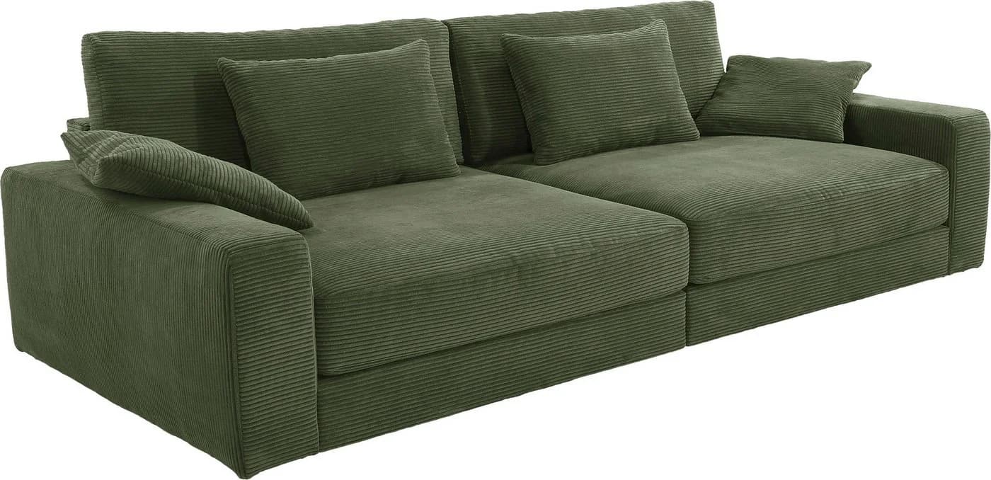 Big-Sofa Milano XXL Federkernpolsterung Grün