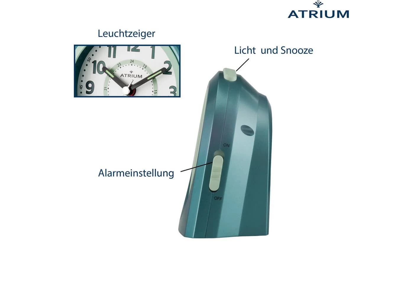 Atrium Quarzwecker A921-35 Kinderwecker Bunt