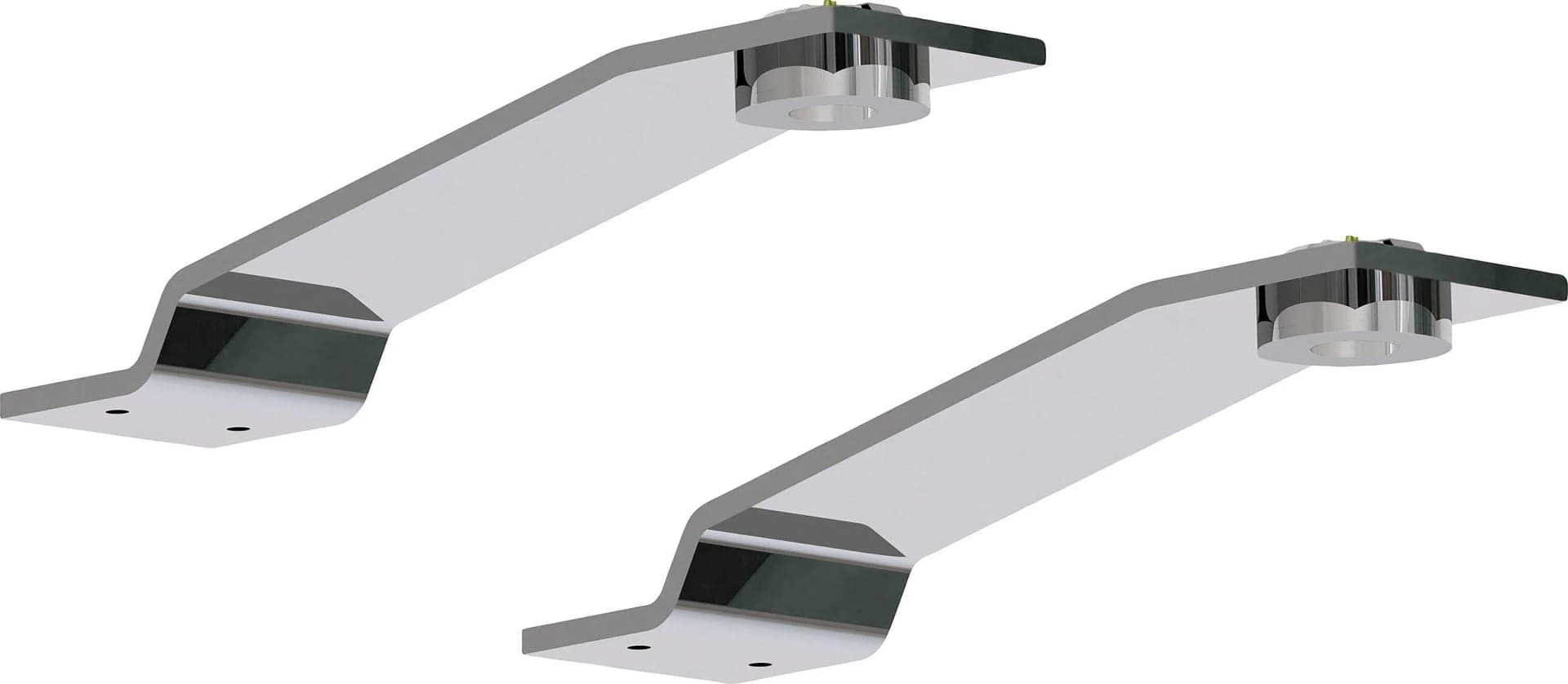 Aufbauleuchte WIEMANN grau LED Leuchte 2er Set
