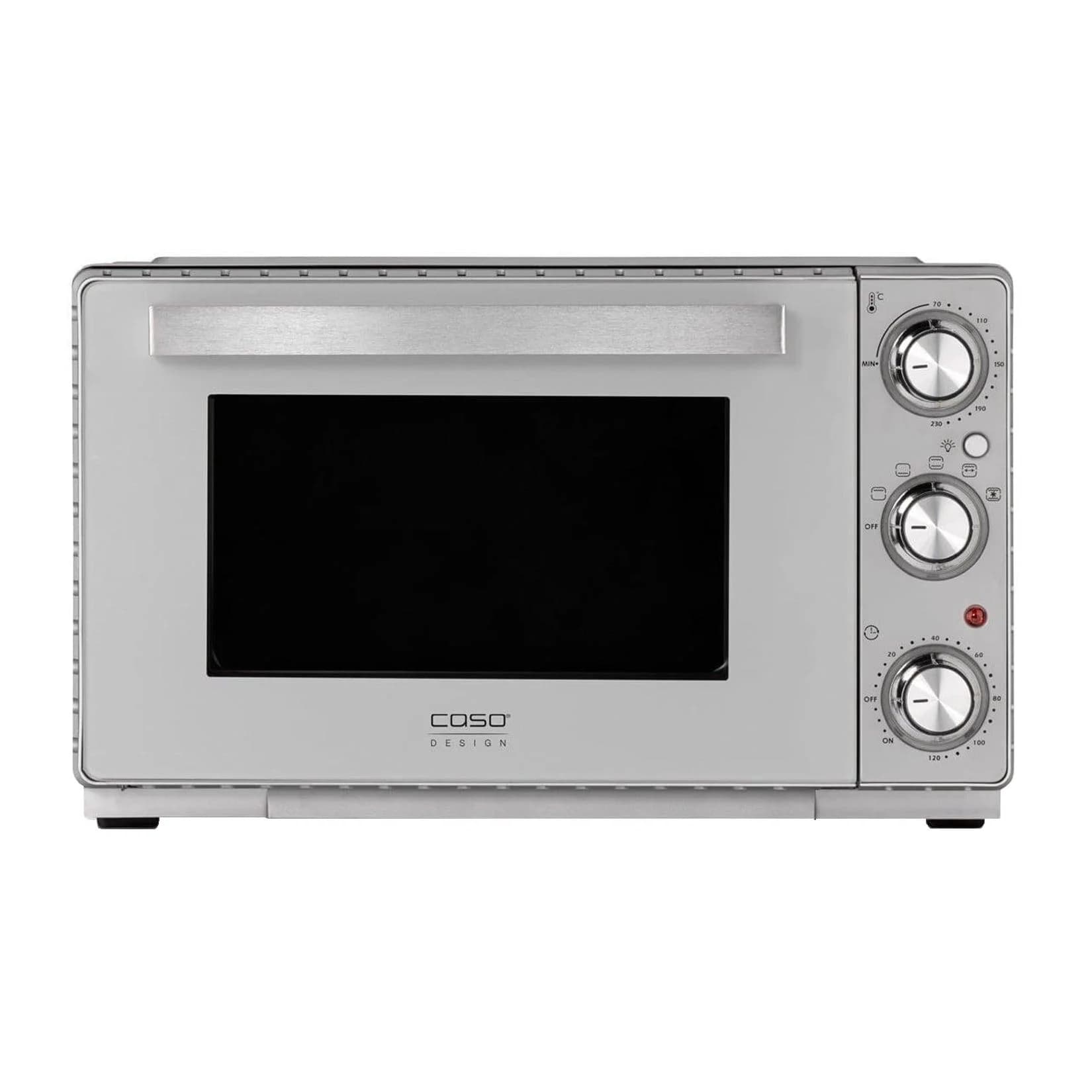 CASO Minibackofen TO 26 SilverStyle Silber mit Drehspieß