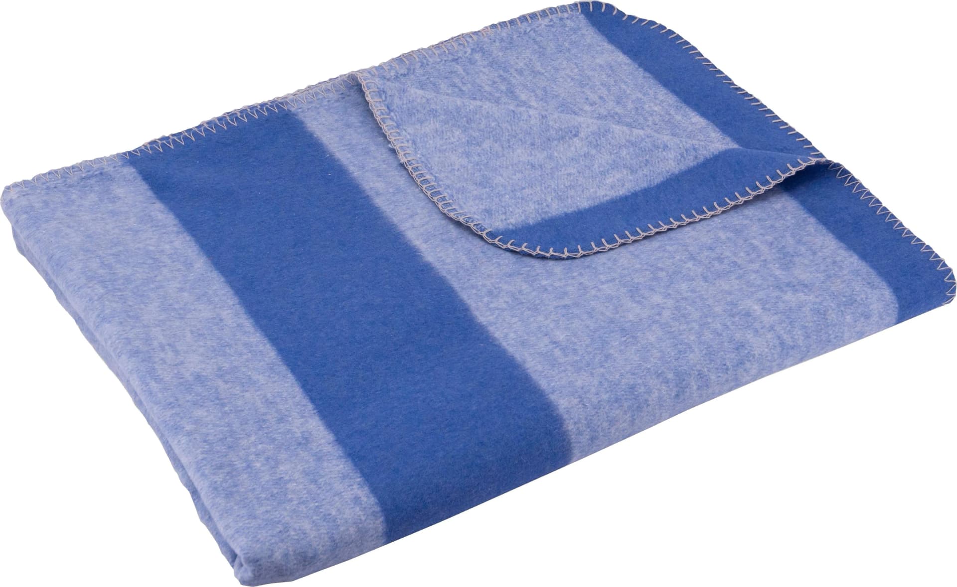 SETEX Kuscheldecke Blau Gestreift 150x200cm Baumwolle Polyester