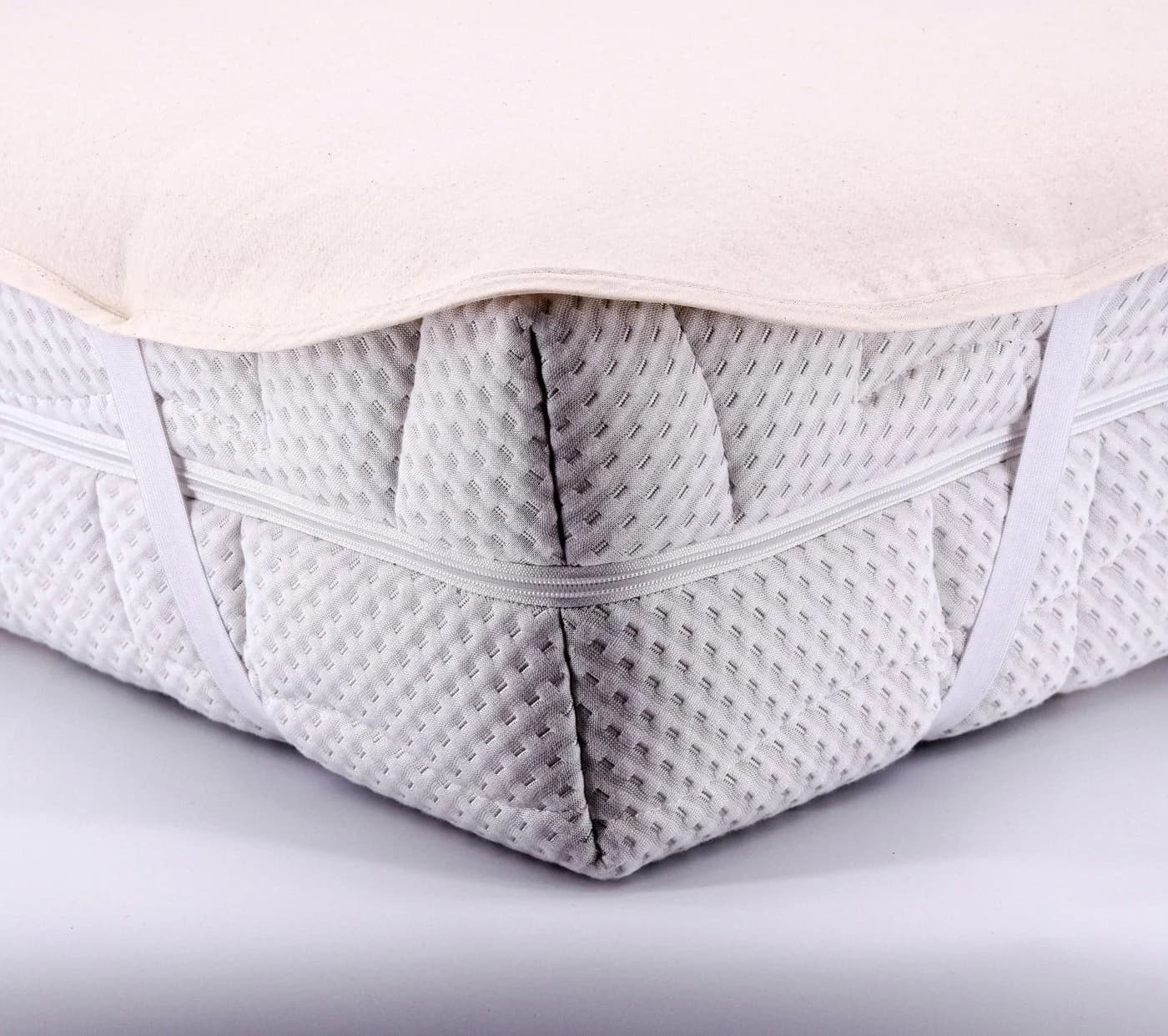 SETEX Matratzenauflage Molton Allergikergeeignet Weiß 100% Baumwolle