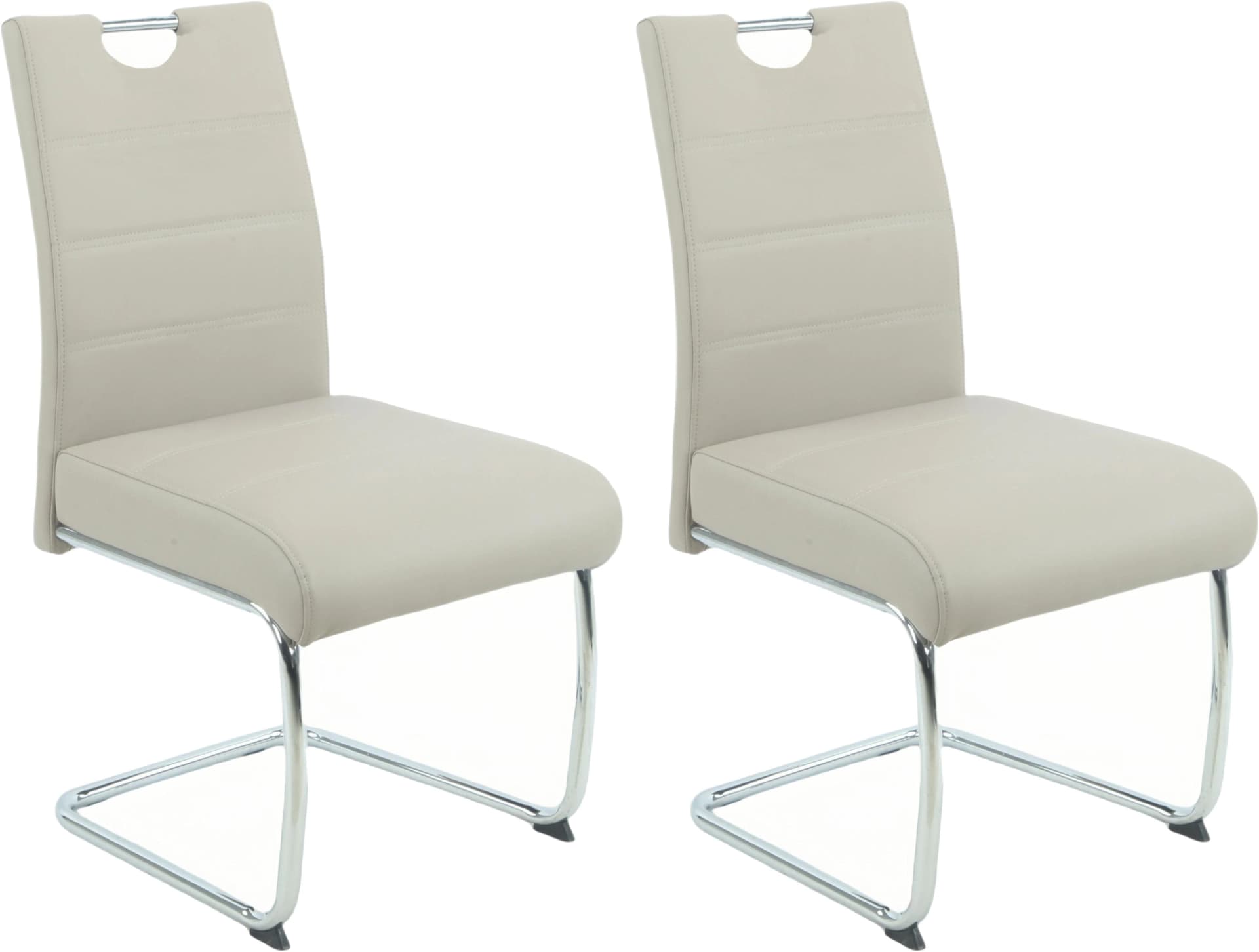 HELA Freischwinger FLORA mit Griff, 140kg belastbar, Cappuccino