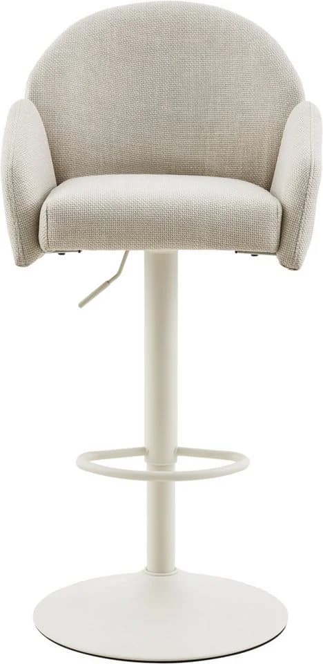 Moderner Barhocker aus Polyester und PUR-Schaumstoff