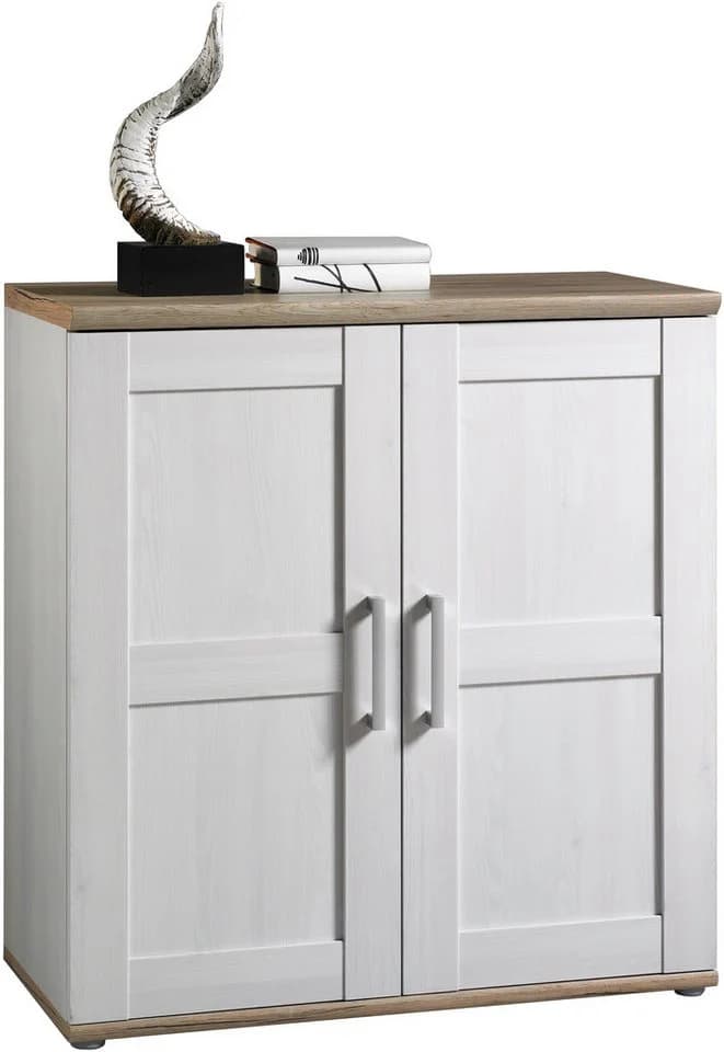 HBZ Kommode Romance Landhausstil 93x99x45 cm Braun