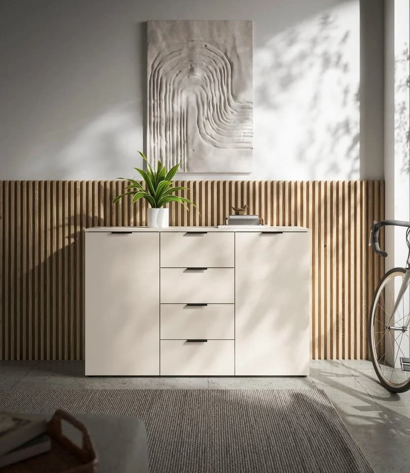 HBZ Linz Sideboard Kaschmir Modern mit 4 Schubladen