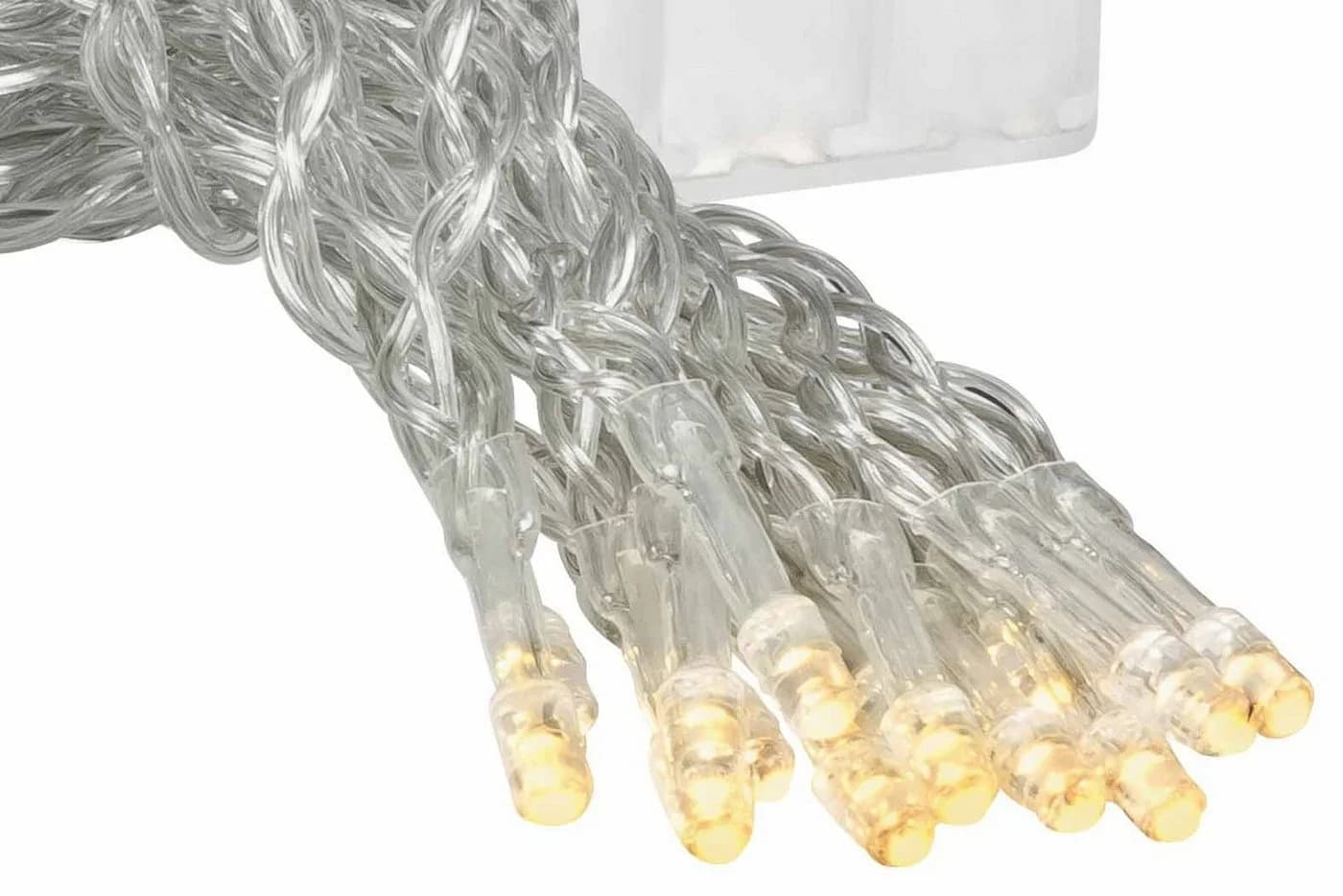 Linder Exclusiv LED-Lichterkette 2,85m 20 LEDs warmweiß transparent