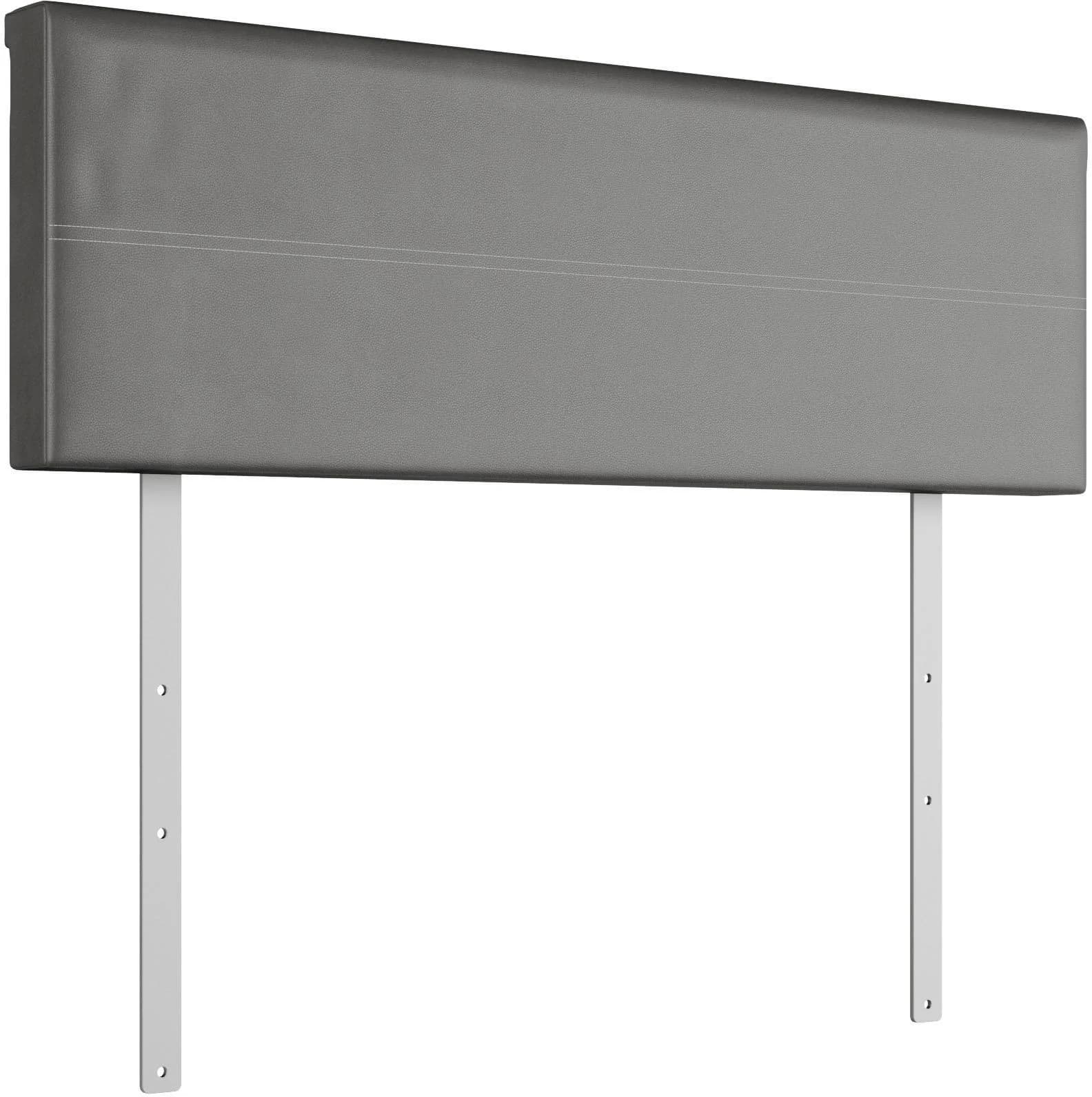 Rückenkissen PRIESS Anthrazit 6x30x81 cm Polyester