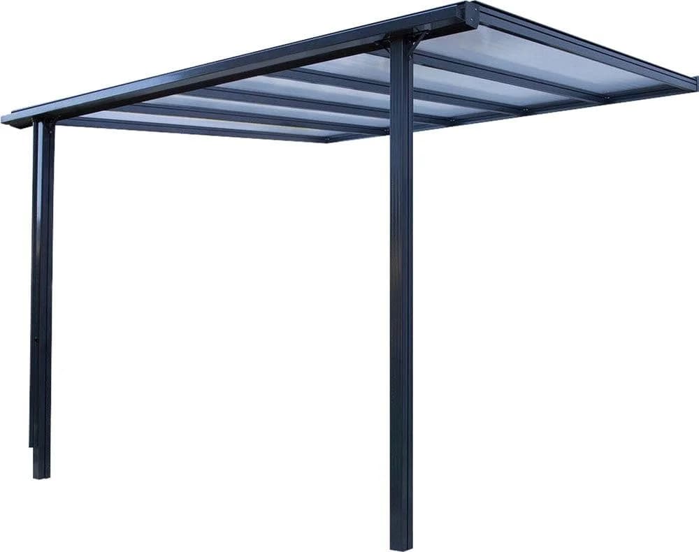 Terrassendach Beckmann Trend Anthrazit Aluminium Kunststoff Terrassenüberdachungen