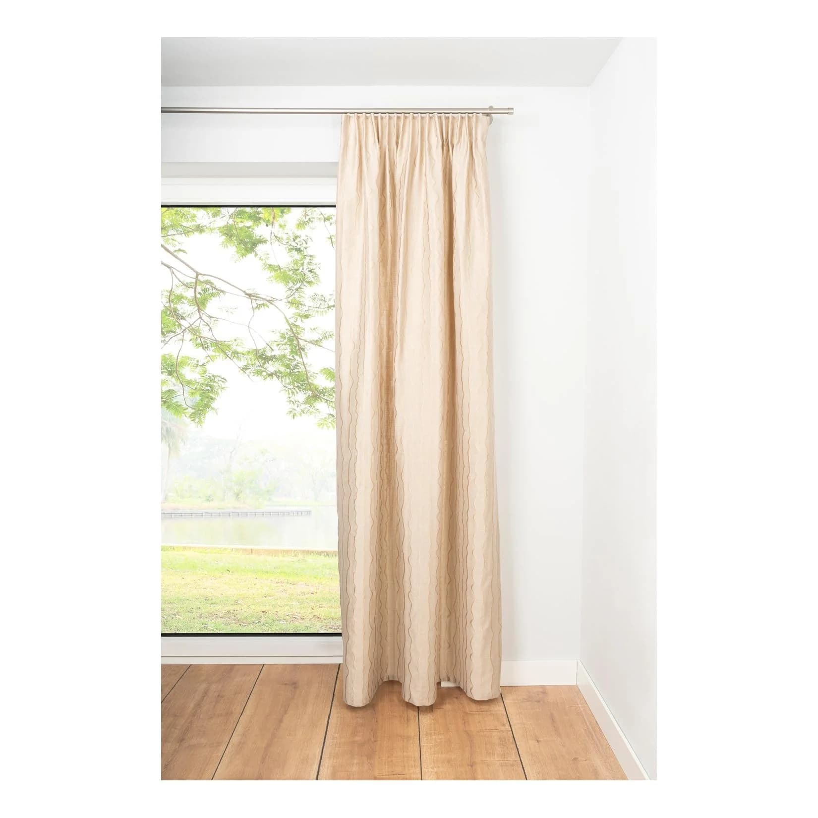Ondeco Schlaufenschal Stream Gardinen Blickdicht Vorhang Schlafzimmer 1er Set