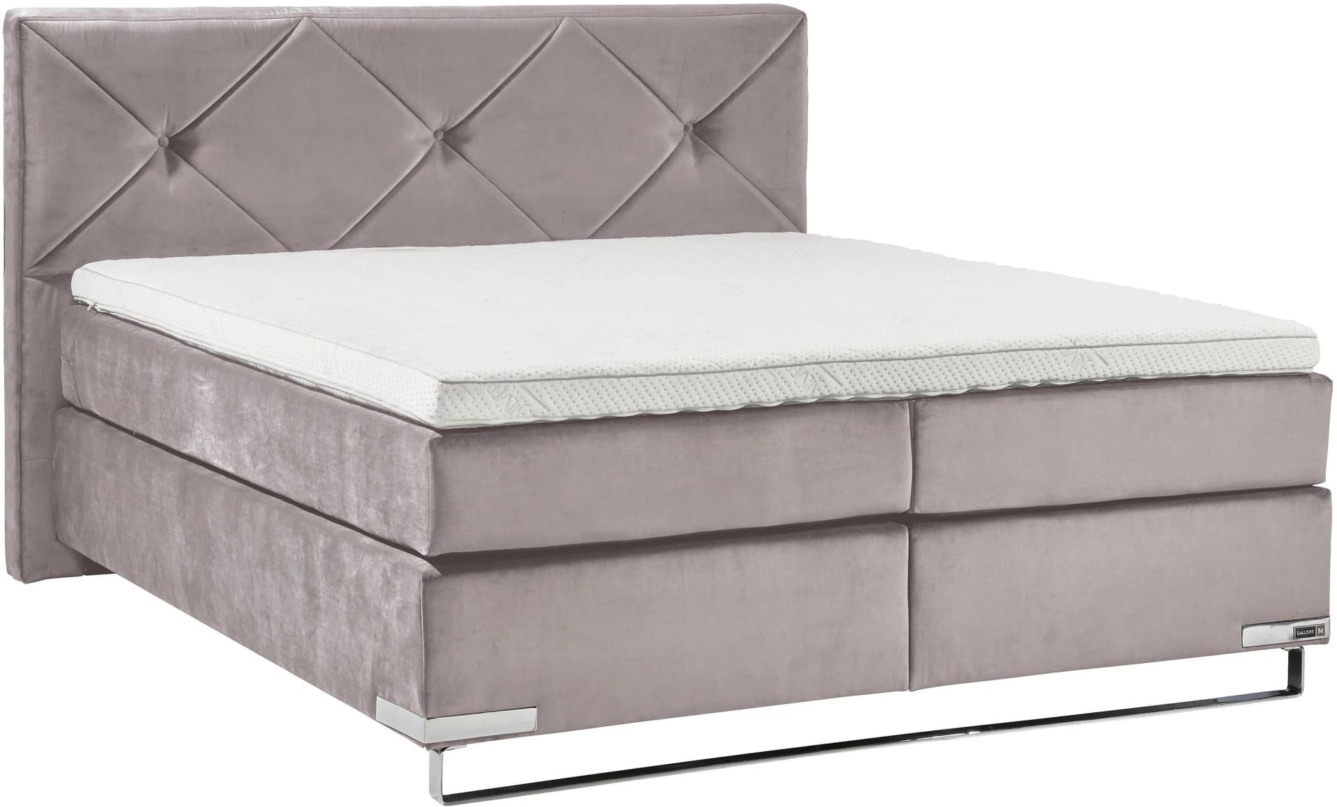 Boxspringbett Dubai Lila 3 Härtegrade GALLERY M