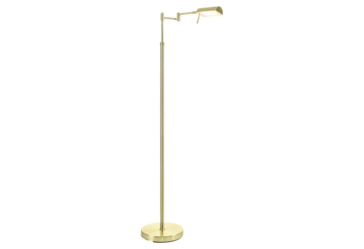 casa NOVA LED Stehlampe TROY Messingfarben Dimmbar Farbtemperatur